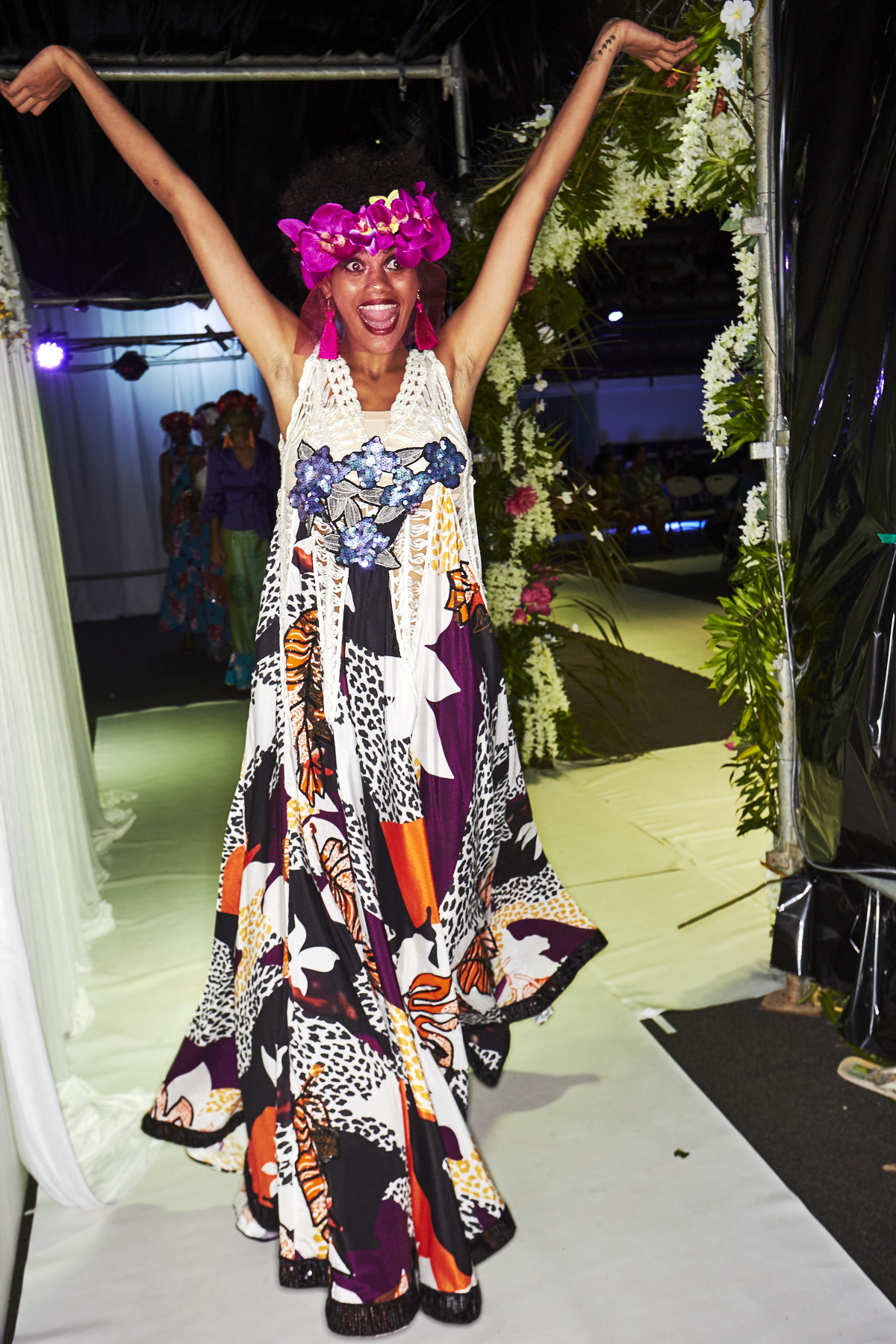 The Haus of Koila by Adi Koila Ganilau Lee Resort Luxe 2018 Fashion Show Suva, Fiji Backstage