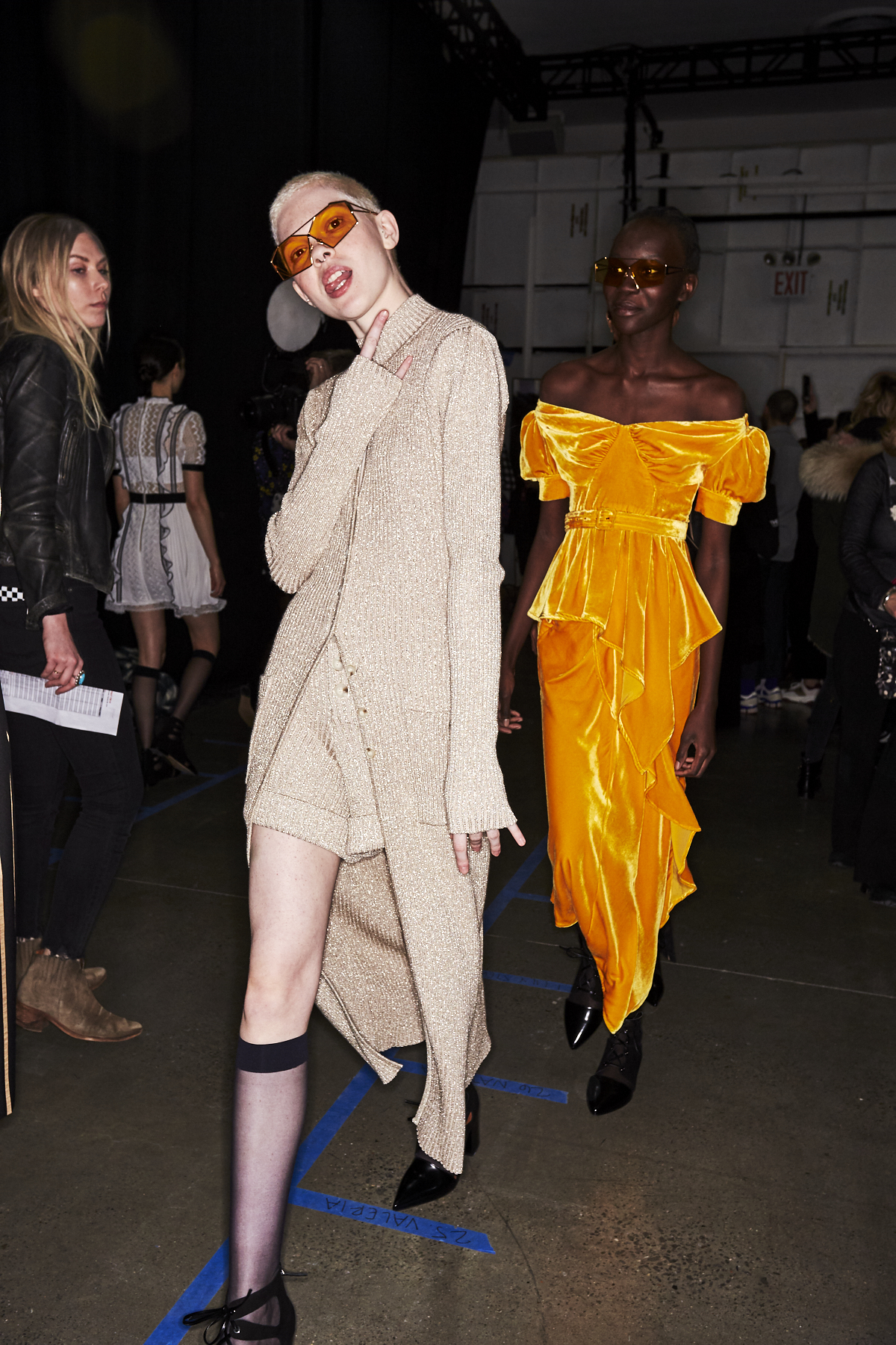 Self Portrait AW1920 Fashion Show New York Backstage