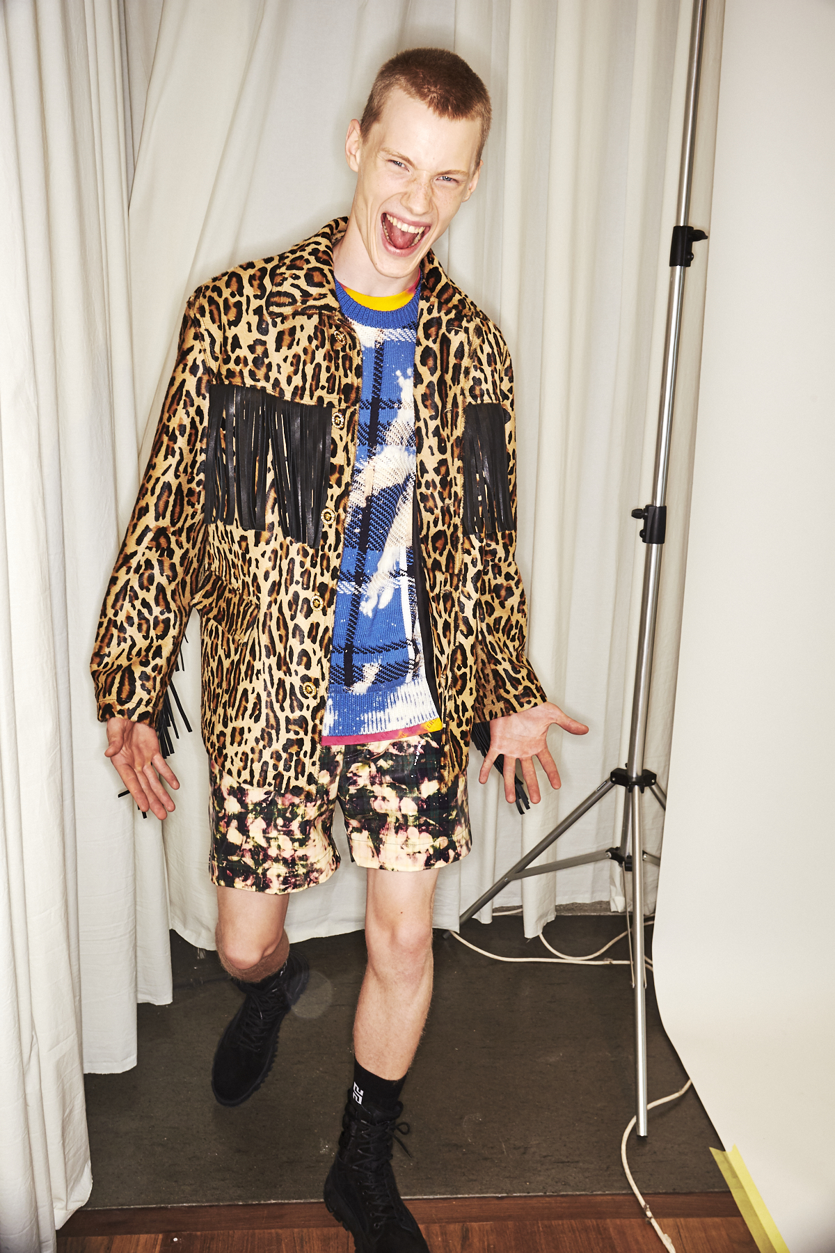 Versace Men SS20 Fashion Show Milan Backstage