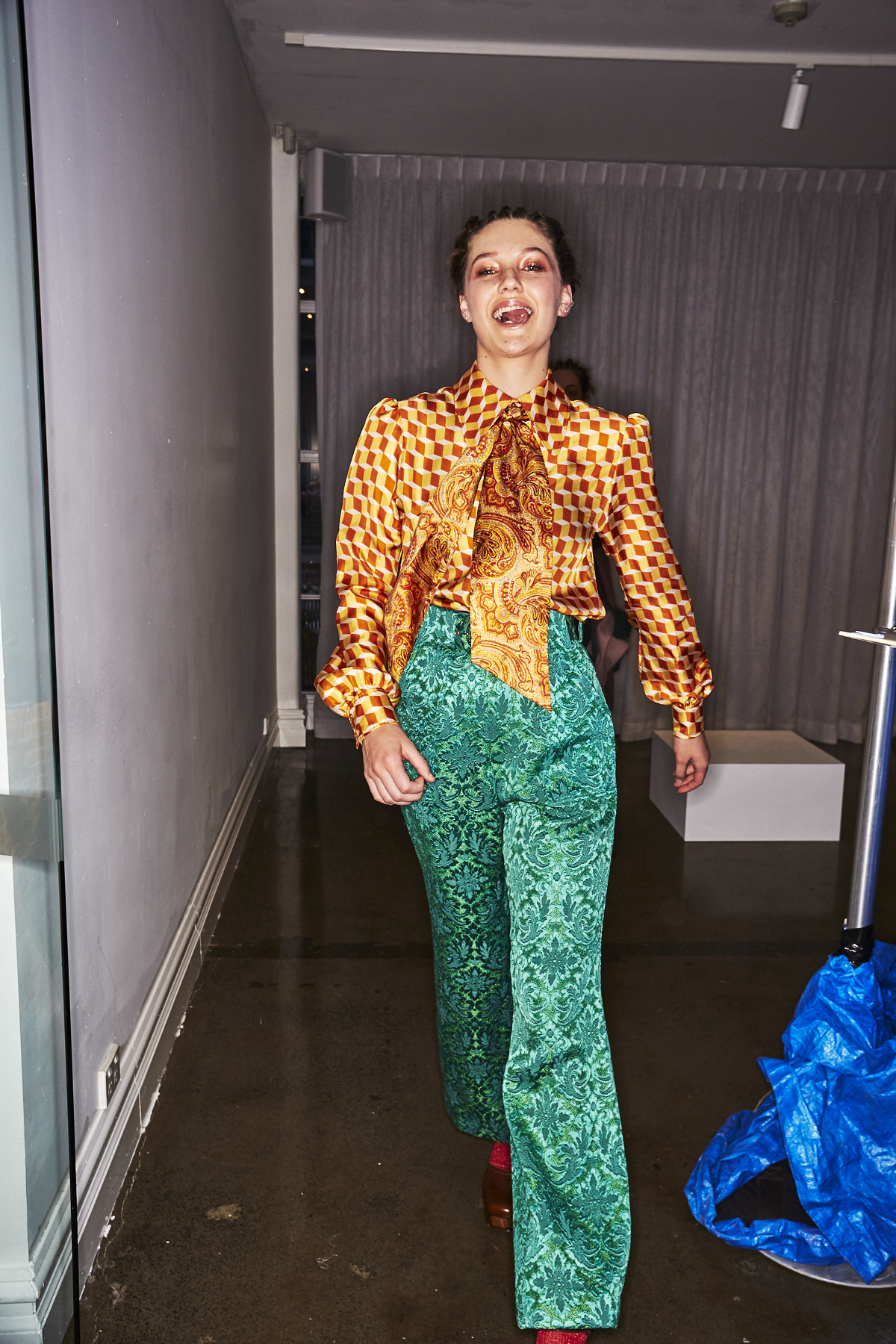 Zoe Emerson & Kenya Armstrong-Bedford 2019 Fashion Design Studio Graduate Fashion Show Backstage