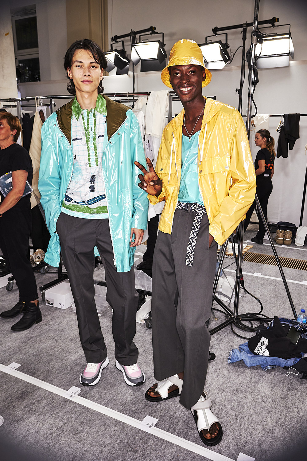 Hermes SS23 Men Fashion Show Paris Backstage