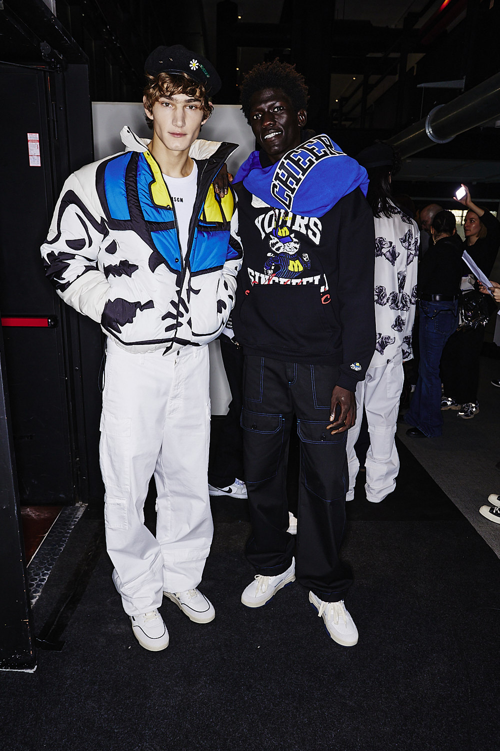 MSGM AW2324 Men Fashion Show Milan Backstage