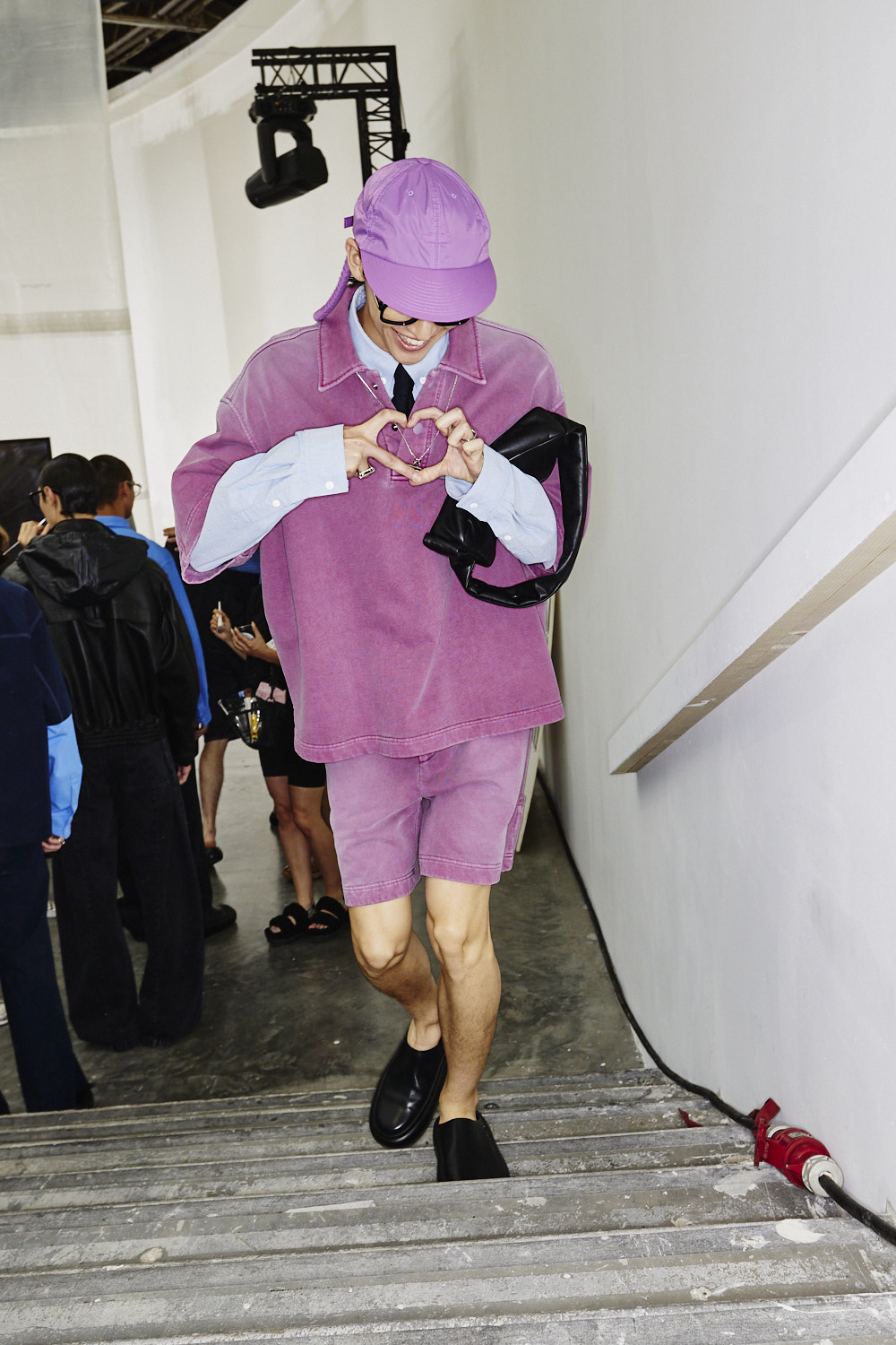 Solid Homme SS24 Men Fashion Show Paris Backstage