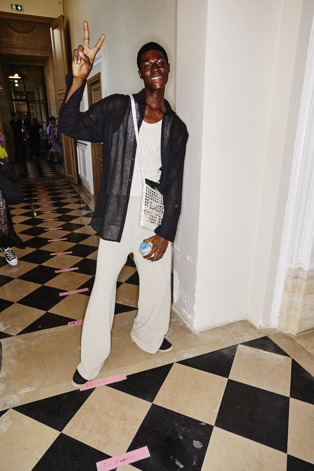 Ludovic de Saint Sernin SS24 Fashion Show Paris Backstage