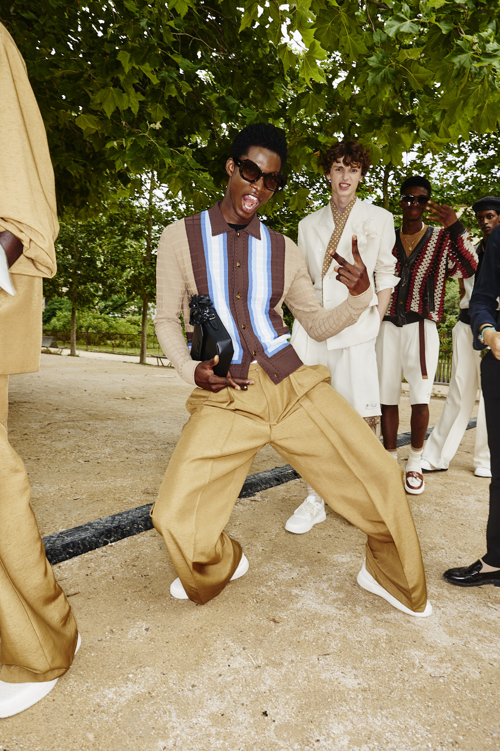 Amiri SS24 Men Fashion Show Paris Backstage