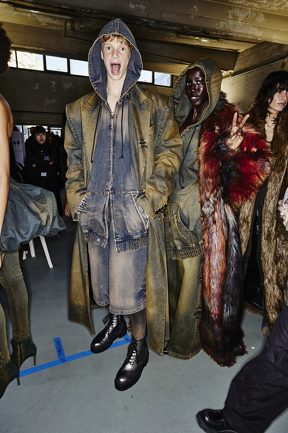 Juun J AW2425 Fashion Show Paris Backstage