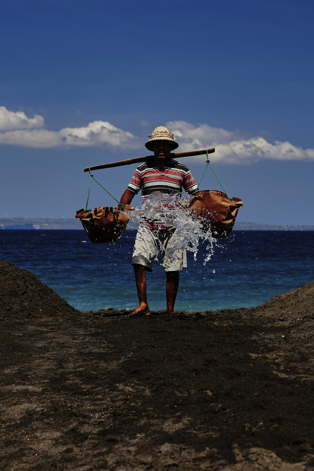 Balinese Natural Salt Maker from Pesinggahan