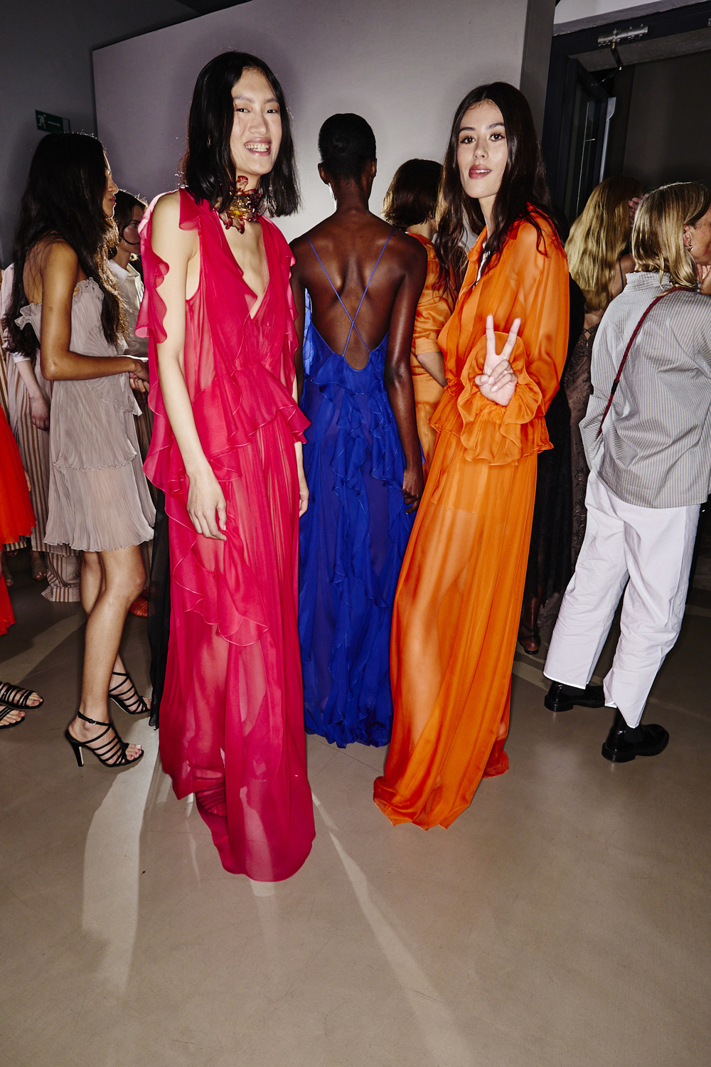 Alberta Ferretti SS25 Fashion Show Milan Backstage