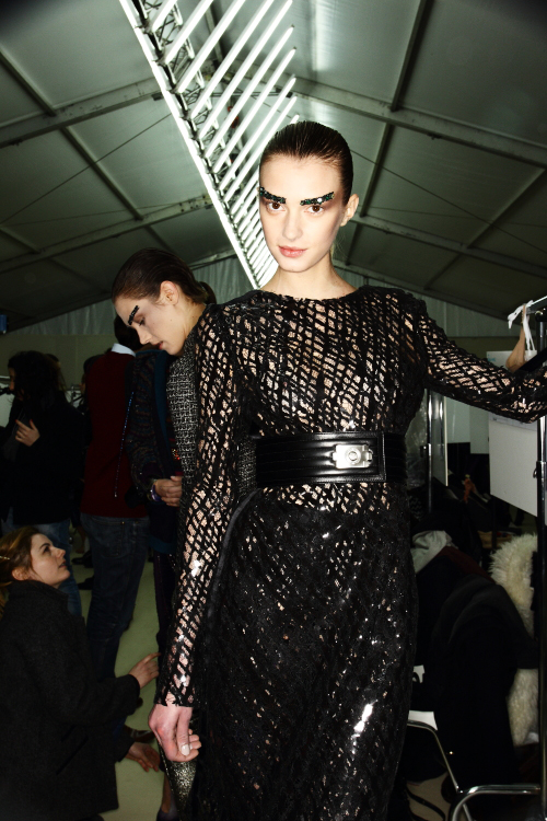 Chanel AW12 Fashion Show Backstage