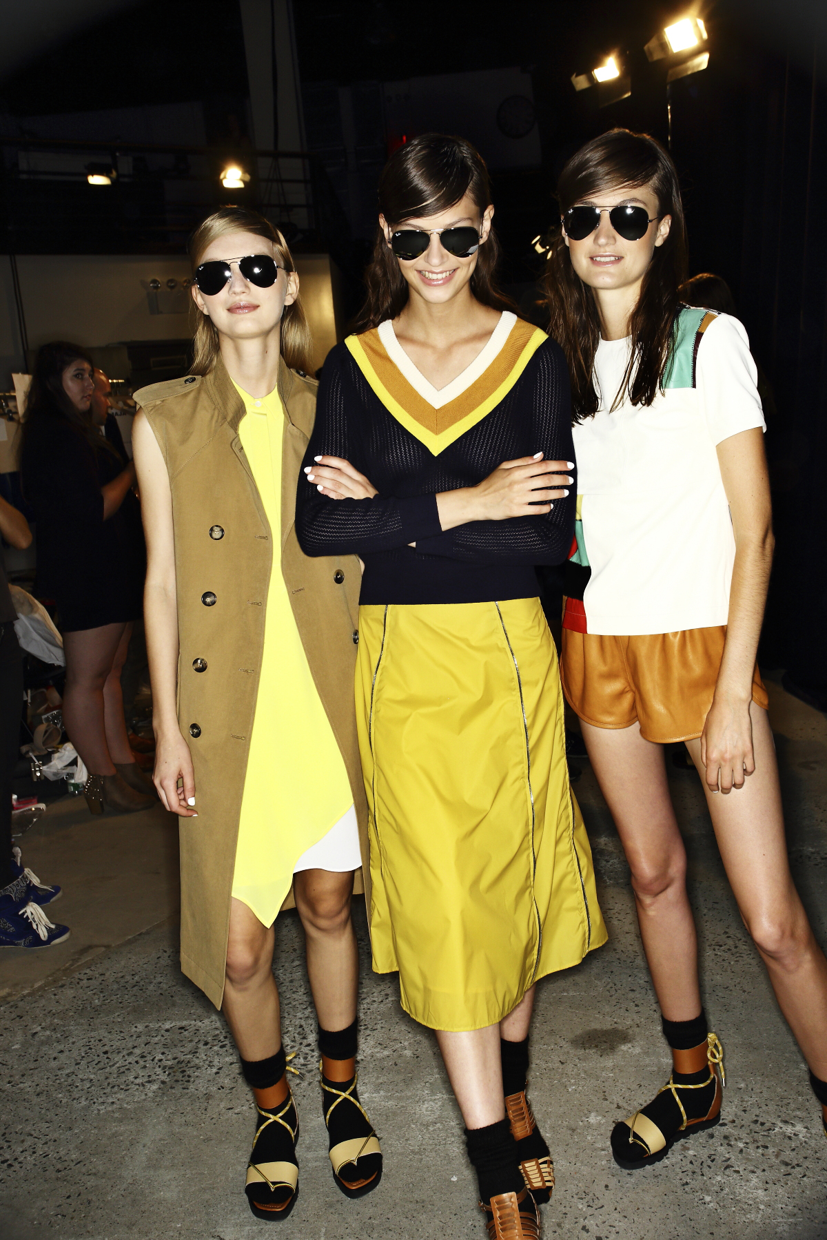 Sonny Vandevelde - Band Of Outsiders SS14 Fashion Show New York Backstage