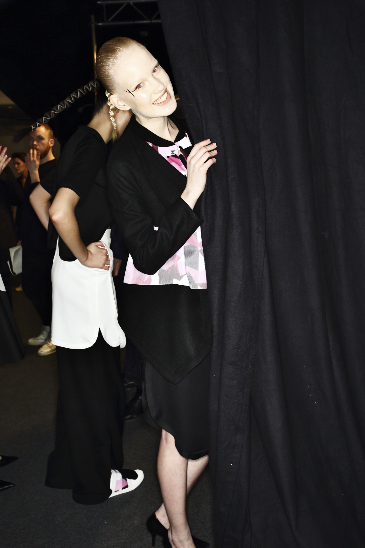 Ida Klamborn AW14-15 Fashion Show Stockholm Backstage - Her first 