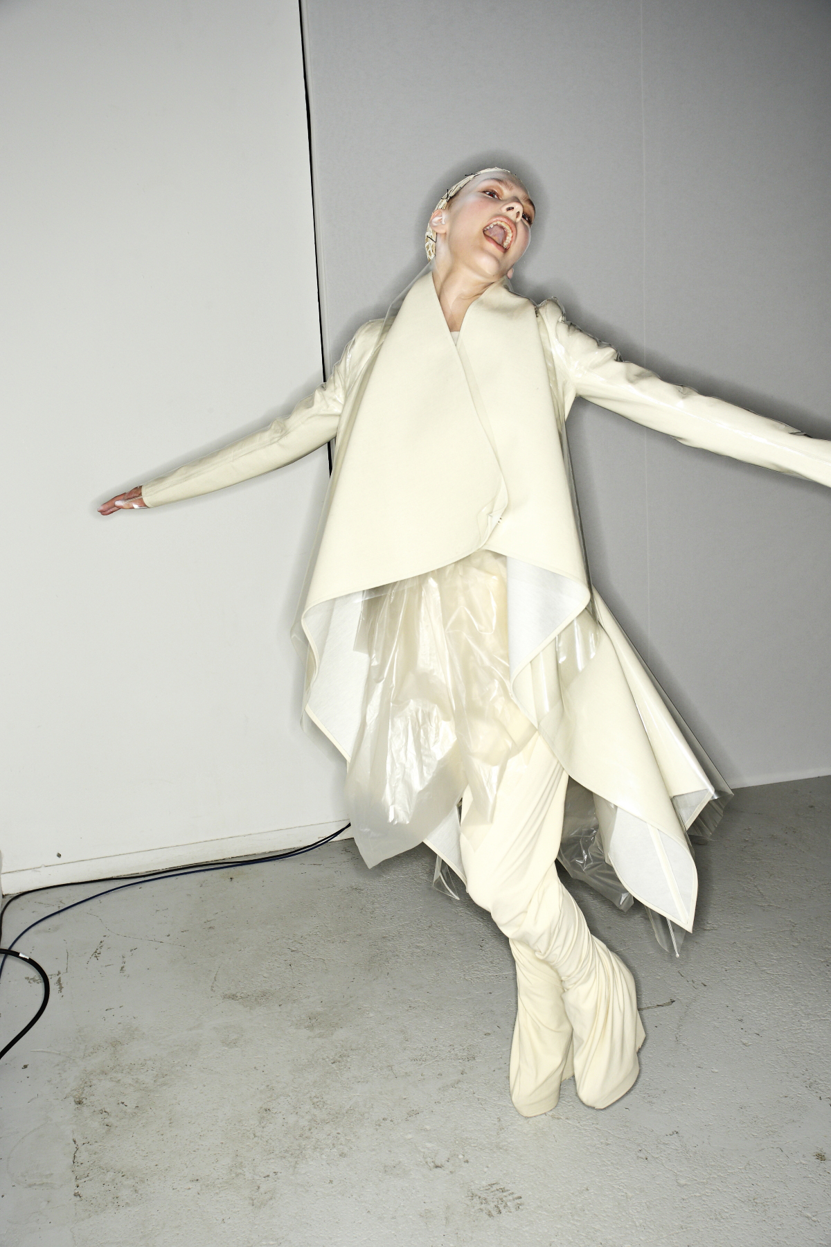 Sonny Vandevelde - Gareth Pugh AW14-15 Fashion Show Paris Backstage
