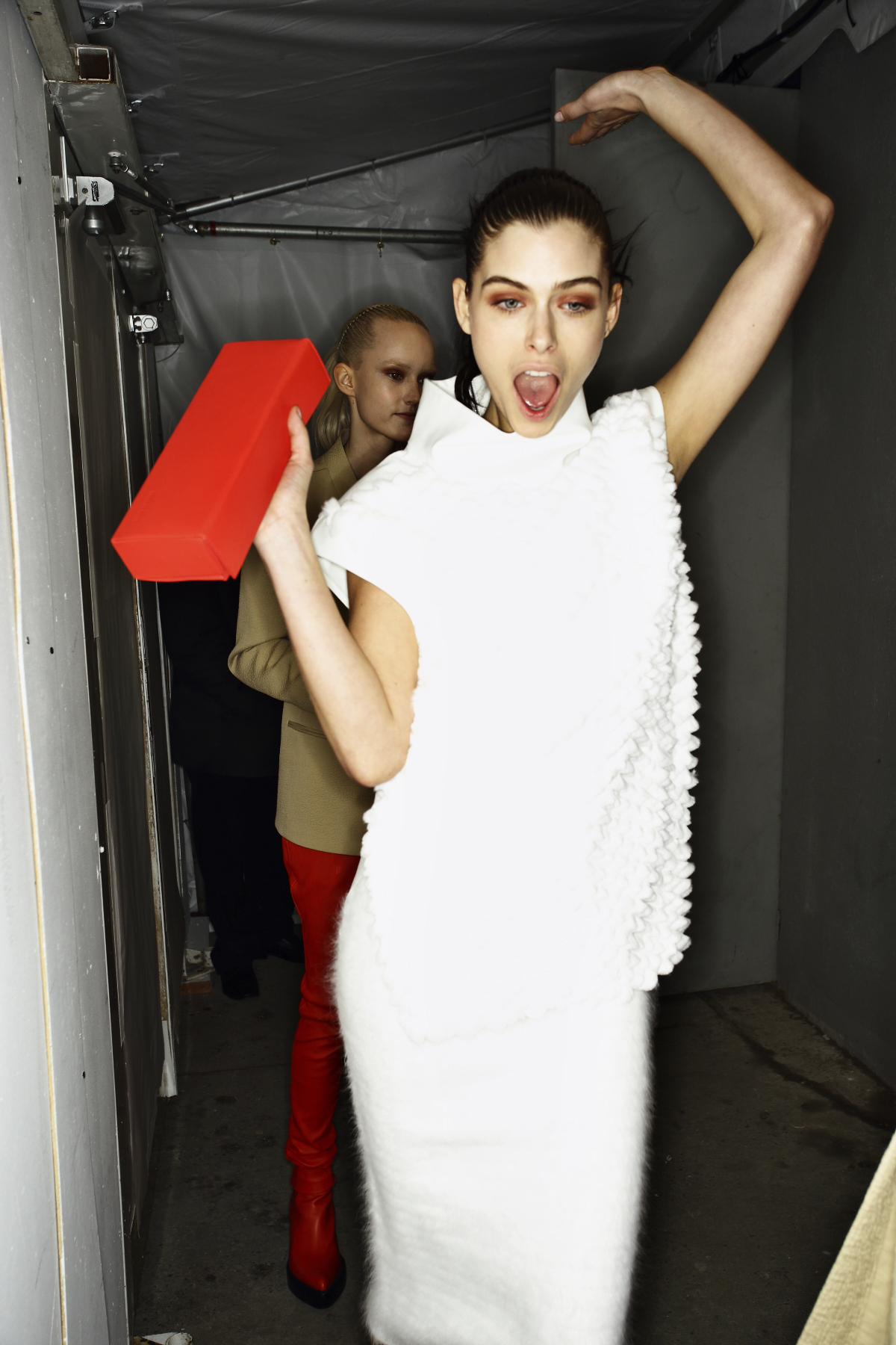 Sonny Vandevelde - Helmut Lang AW14-15 Fashion Show New York Backstage