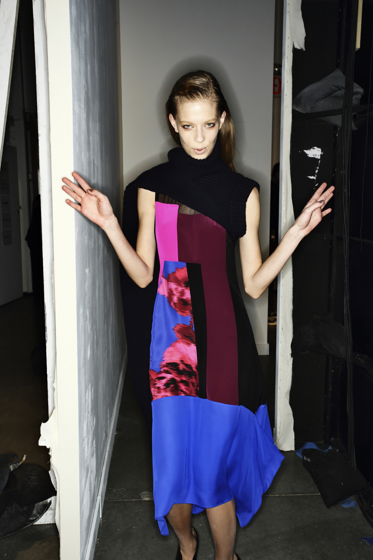 Sonny Vandevelde - Thakoon AW14-15 Fashion Show New York Backstage
