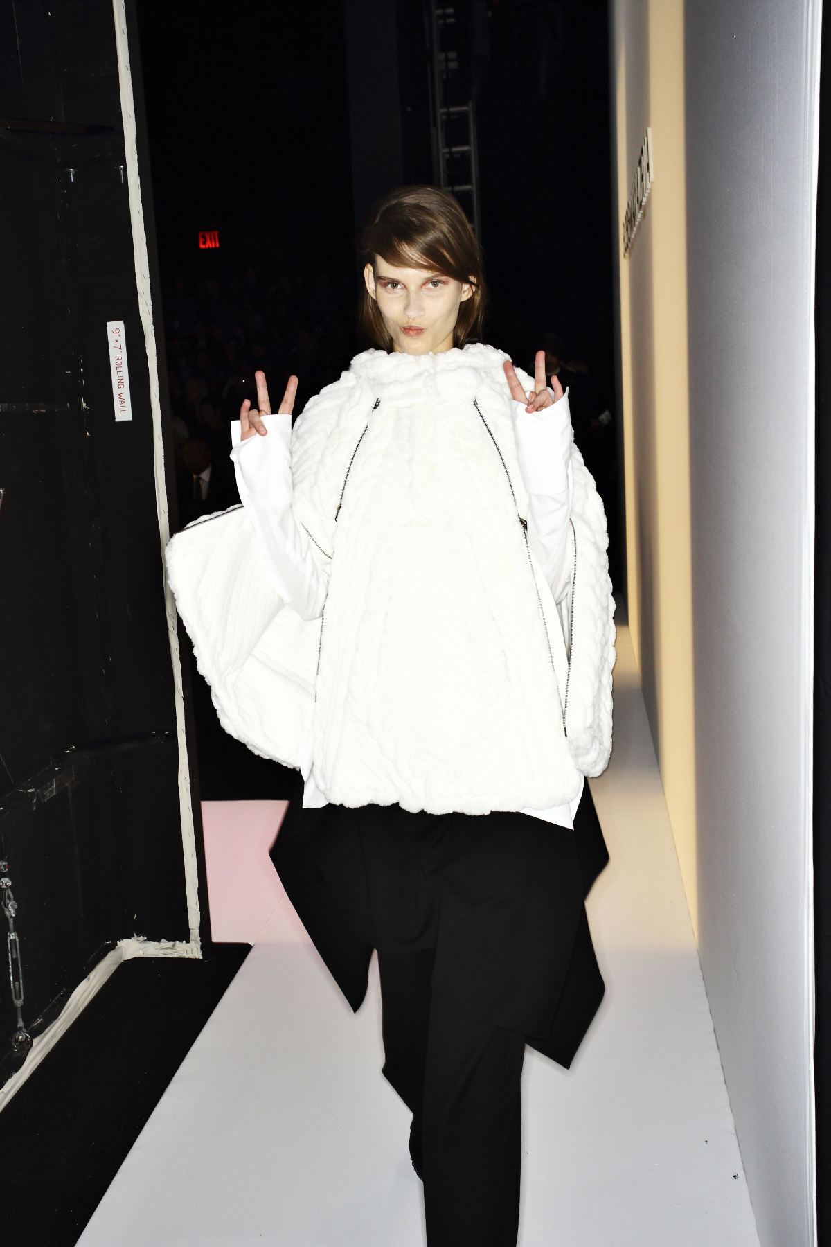 Sonny Vandevelde - BCBG max Azria AW14-15 Fashion Show New York Backstage