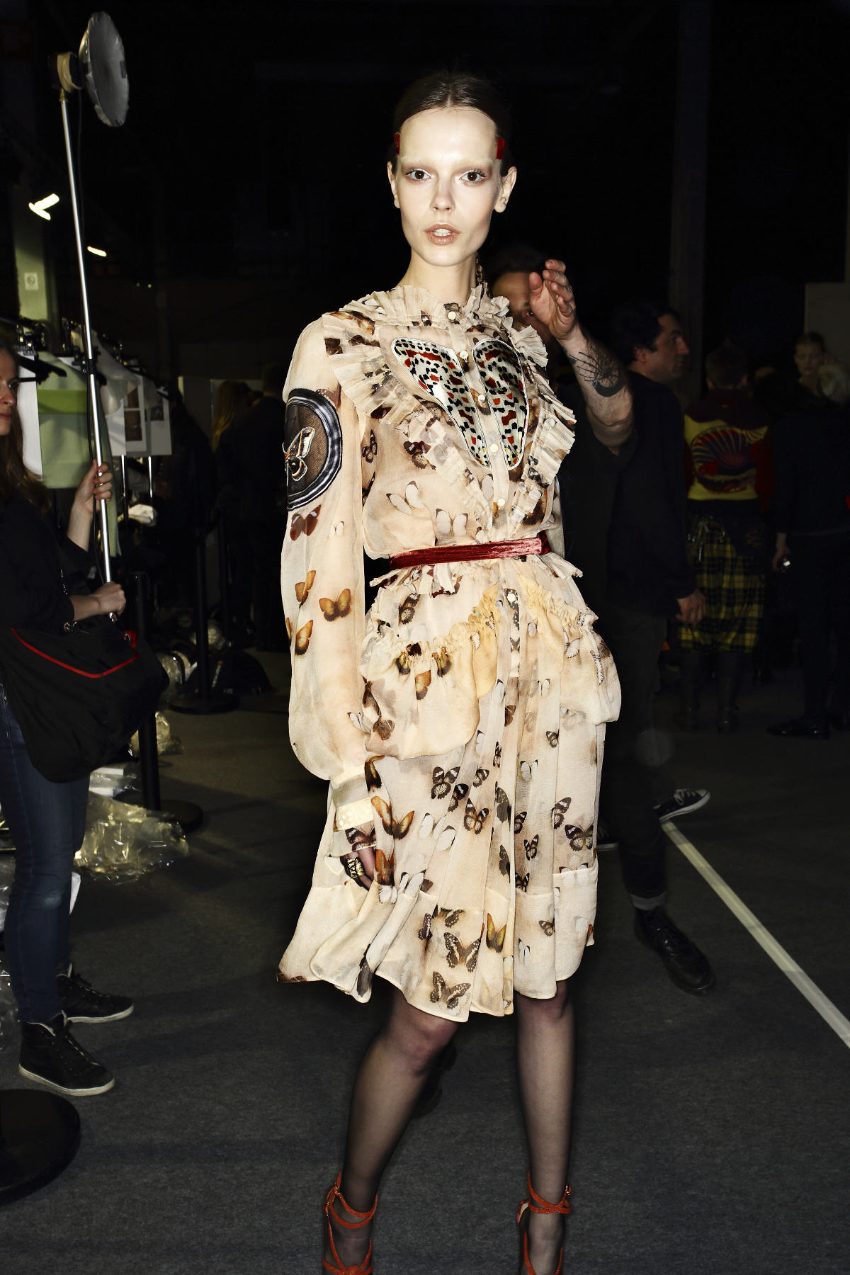 Sonny Vandevelde - Givenchy AW14-15 Fashion Show Paris Backstage
