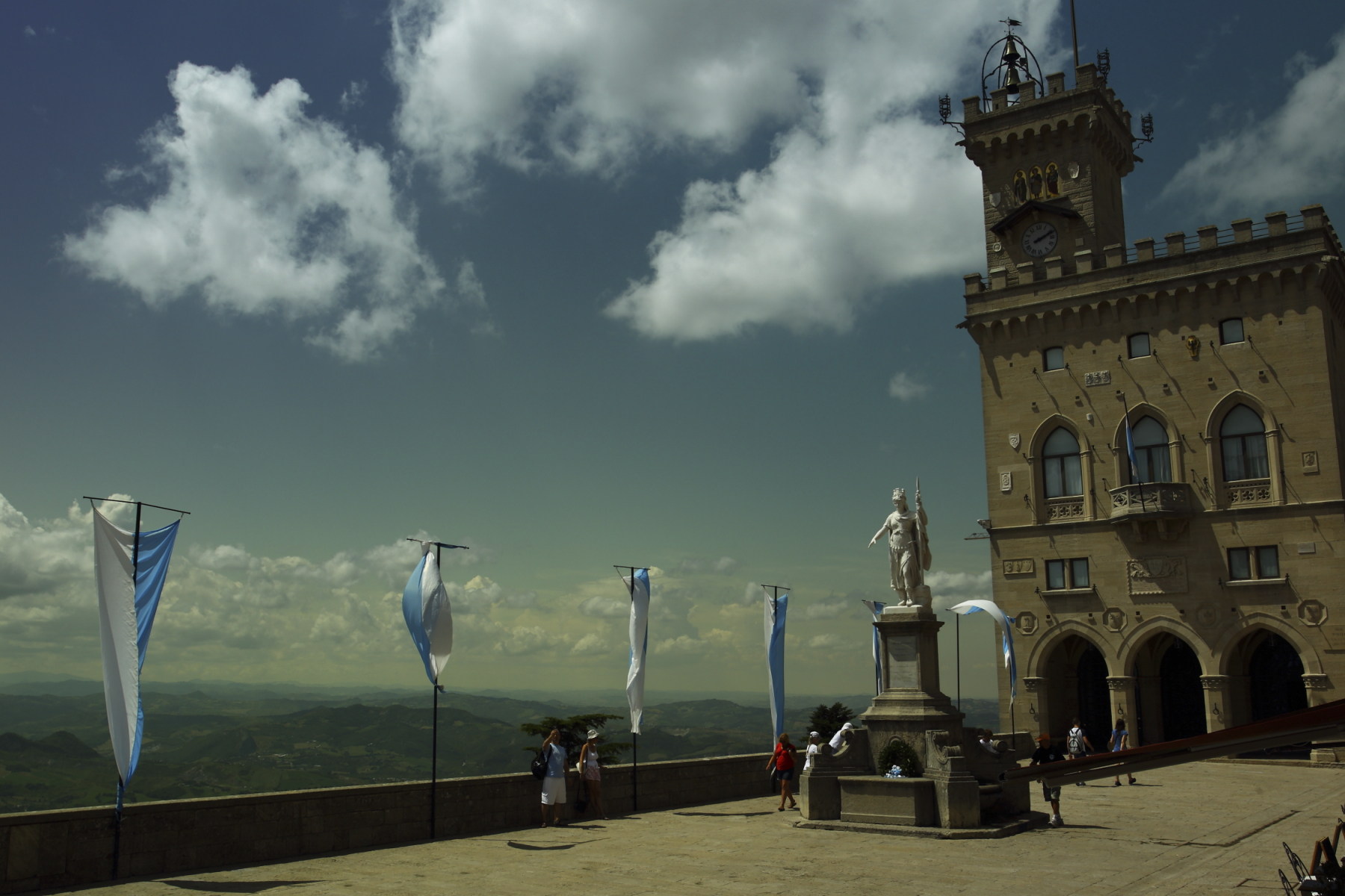 San Marino, Republic of. In the middle of Italy