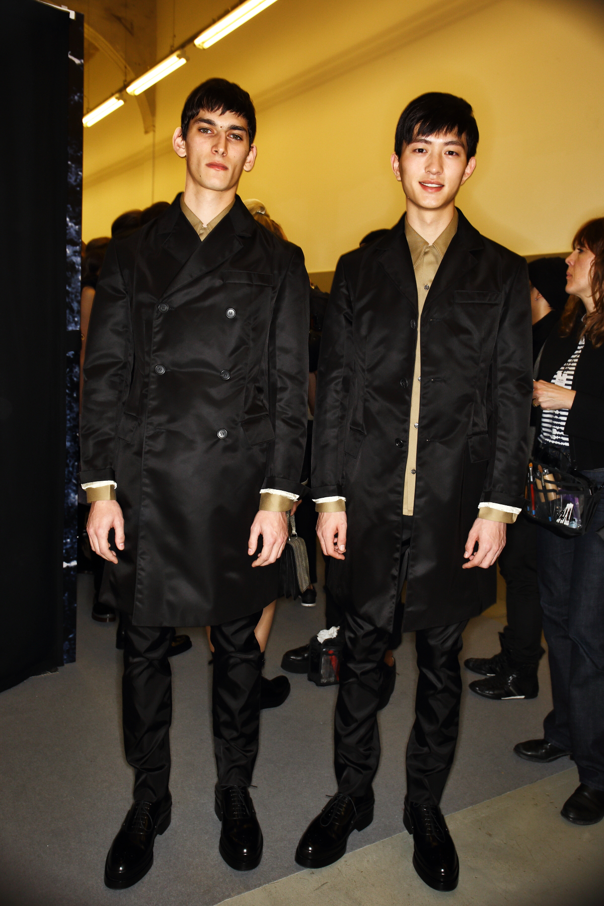 Prada AW1516 Men Fashion Show Milan Backstage