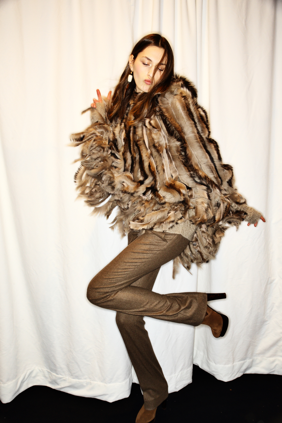 Sonny Vandevelde - Ralph Lauren FW1516 Fashion Show New York Backstage