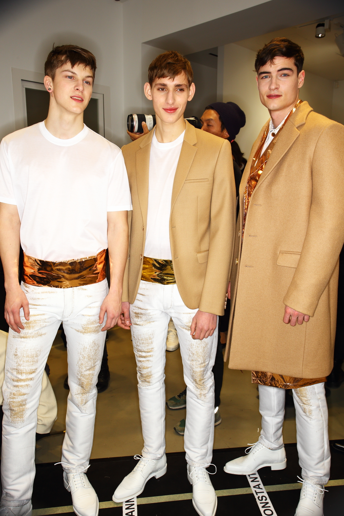 Sonny Vandevelde - Calvin Klein Collection Fall 16 Men Fashion Show Milan  Backstage