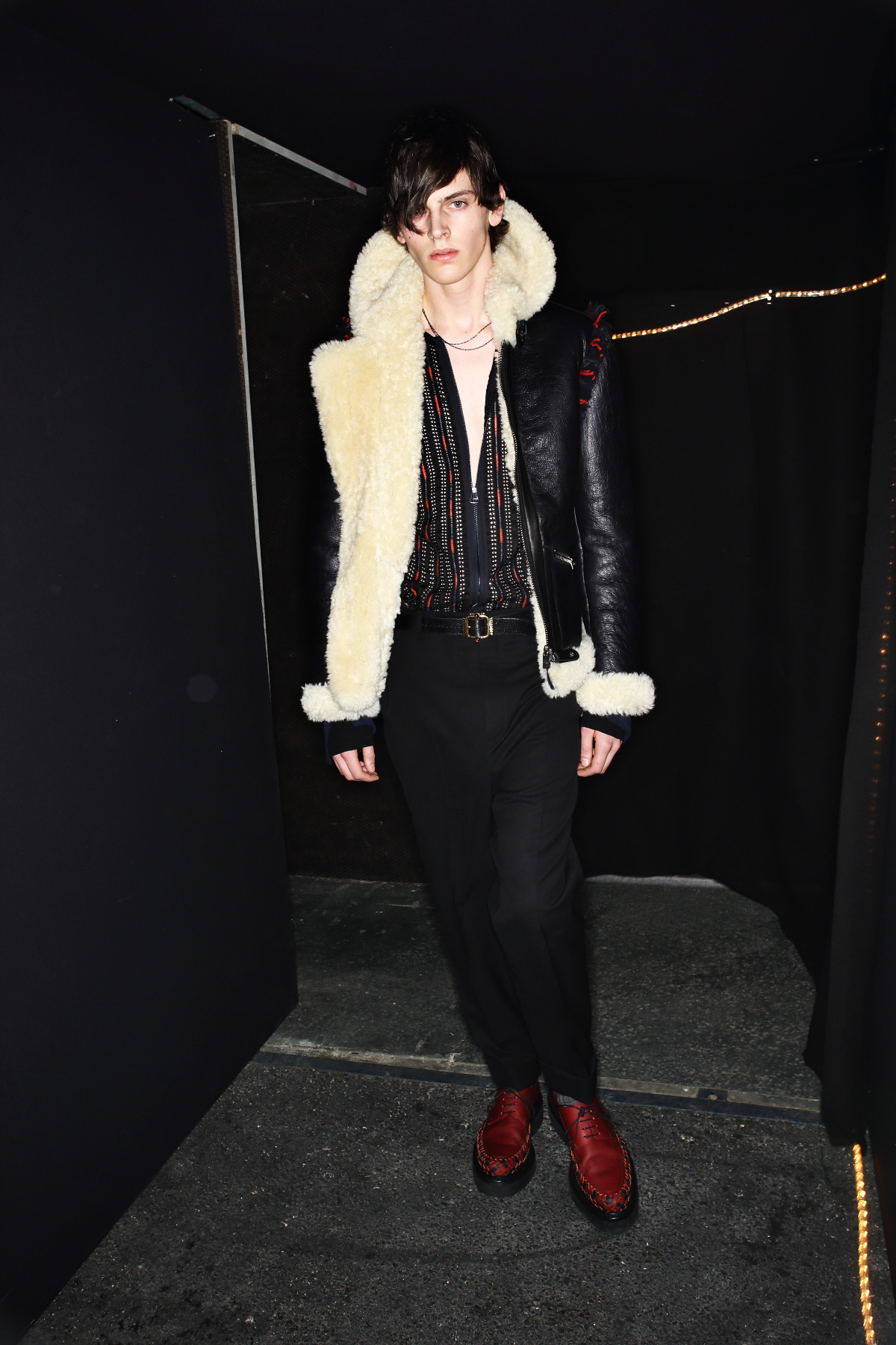 Sonny Vandevelde - Lanvin Fall 16 Men Fashion Show Paris Backstage