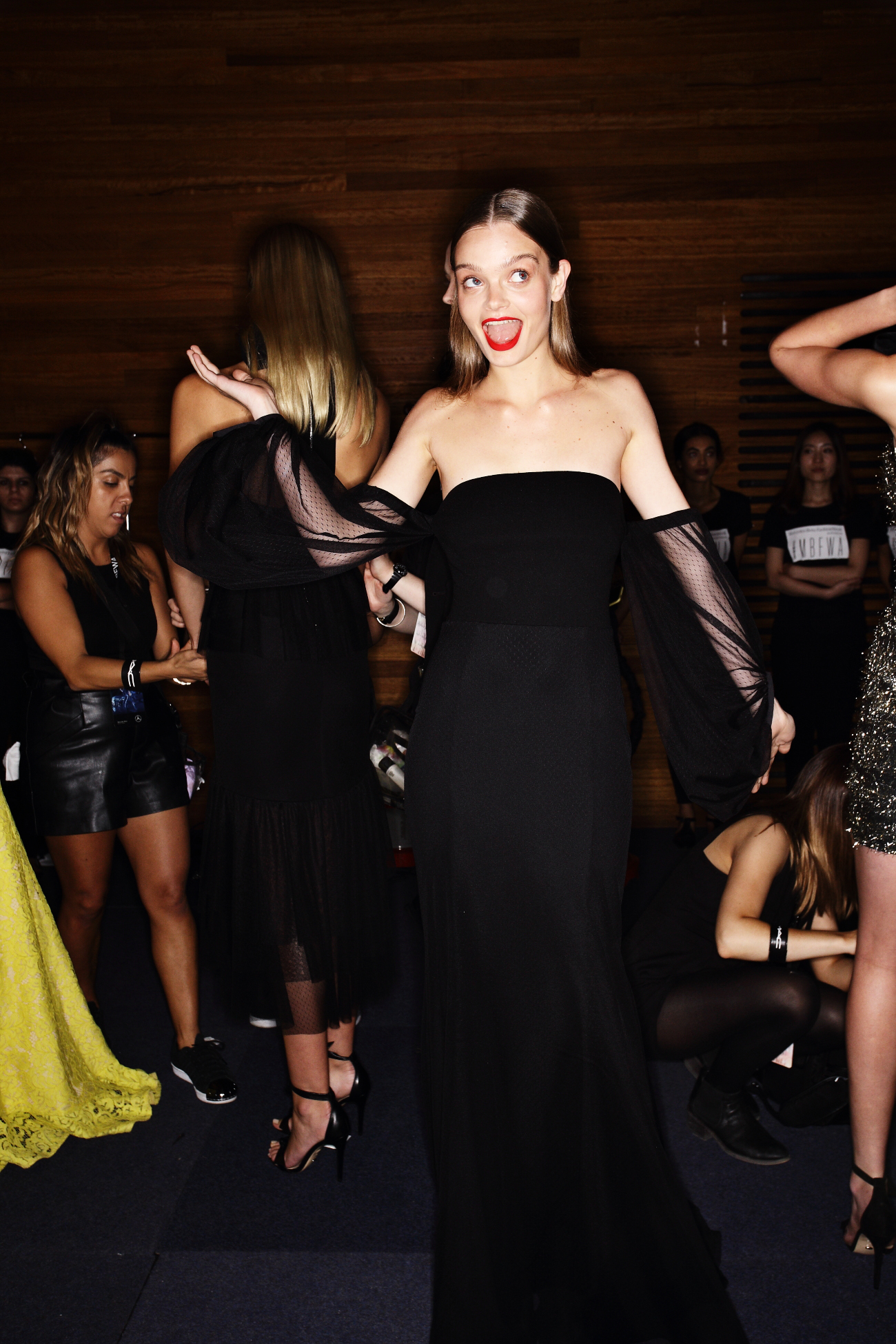 Rebecca Vallance SS1617 Fashion Show Sydney Backstage