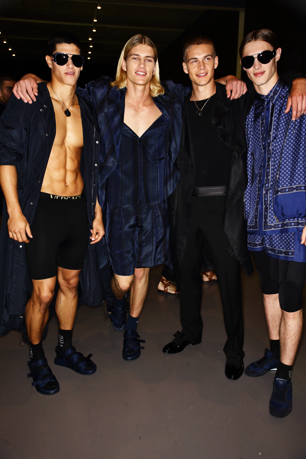 Sonny Vandevelde - Versace Men SS17 Fashion Show Milan Backstage