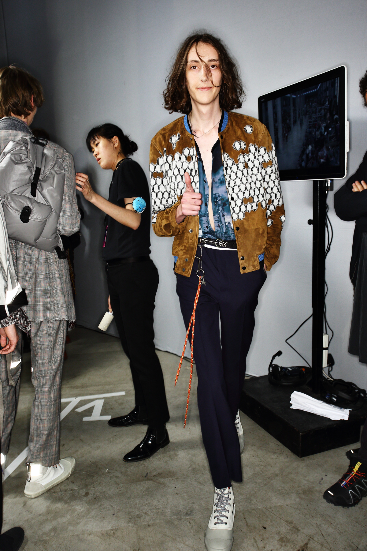 Sonny Vandevelde - Lanvin SS17 Men Fashion Show Paris Backstage