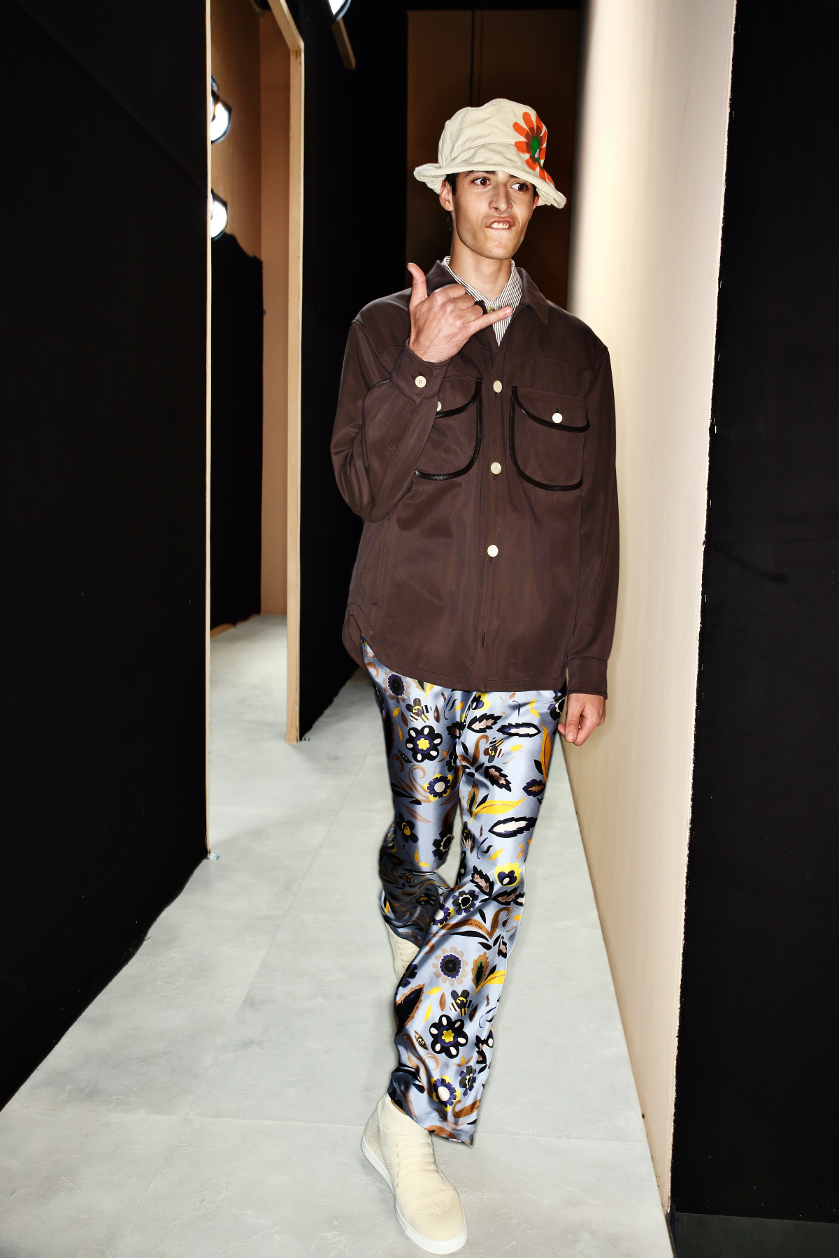 Sonny Vandevelde - Fendi SS17 Men Fashion Show Milan Backstage