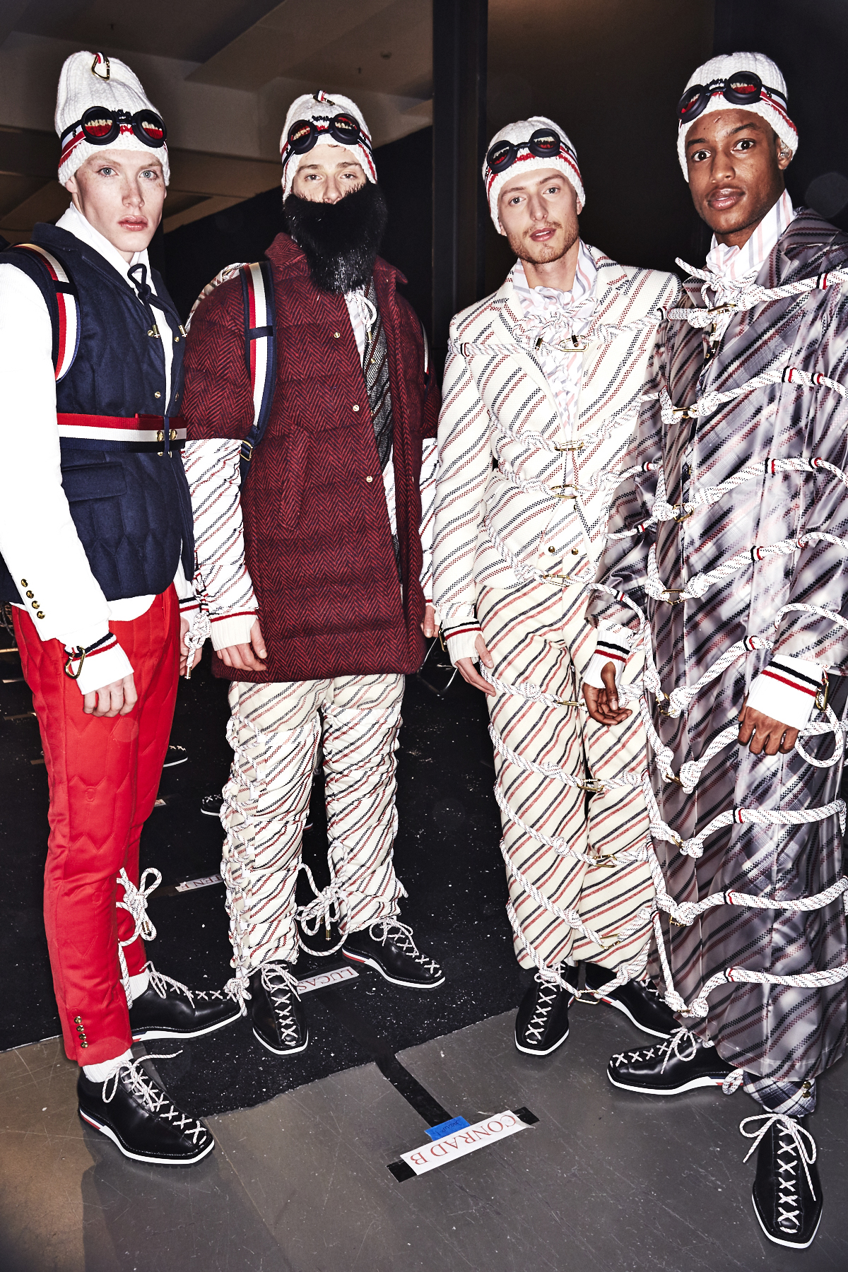Sonny Vandevelde - Moncler Fall 17 Men Fashion Show Milan Backstage