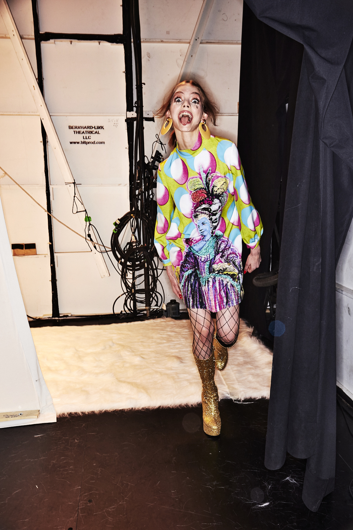 Sonny Vandevelde - Jeremy Scott AW1718 Fashion Show New York Backstage