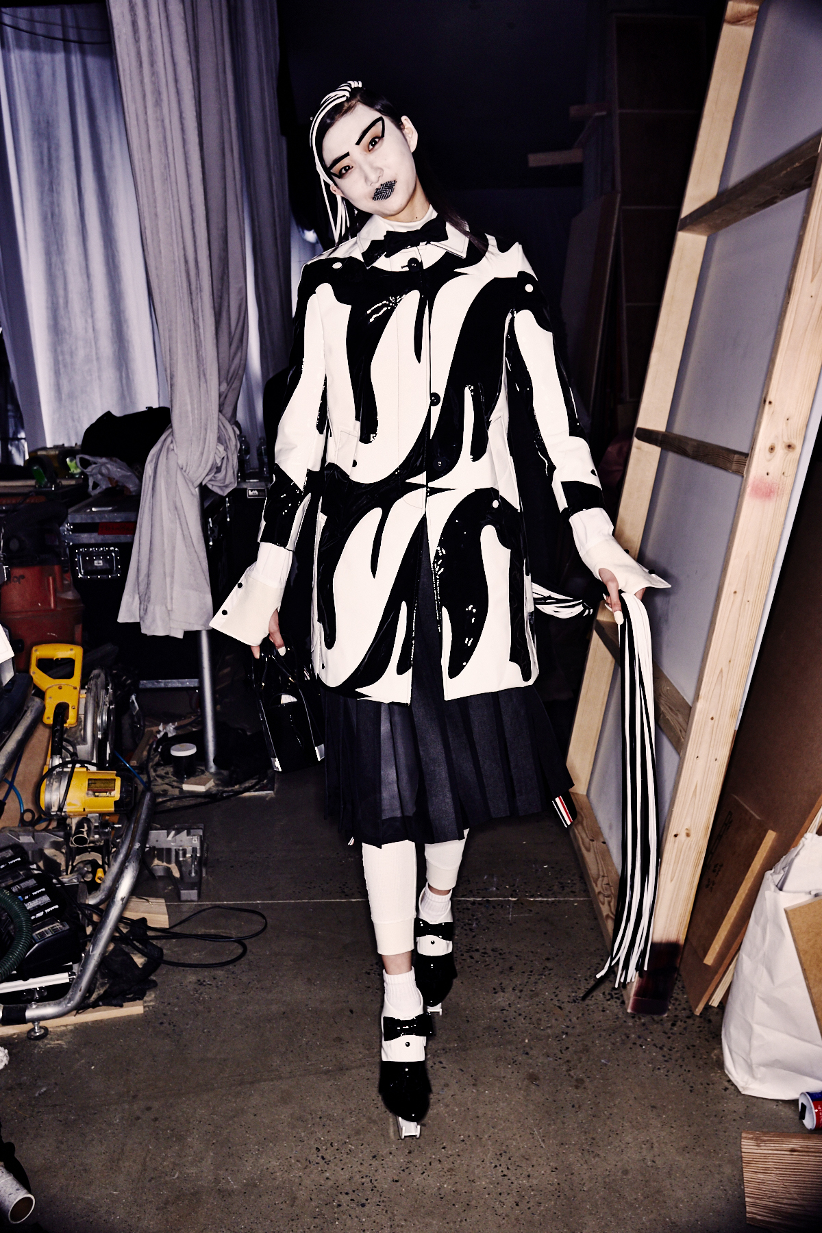 Sonny Vandevelde - Thom Browne AW1718 Fashion Show New York Backstage