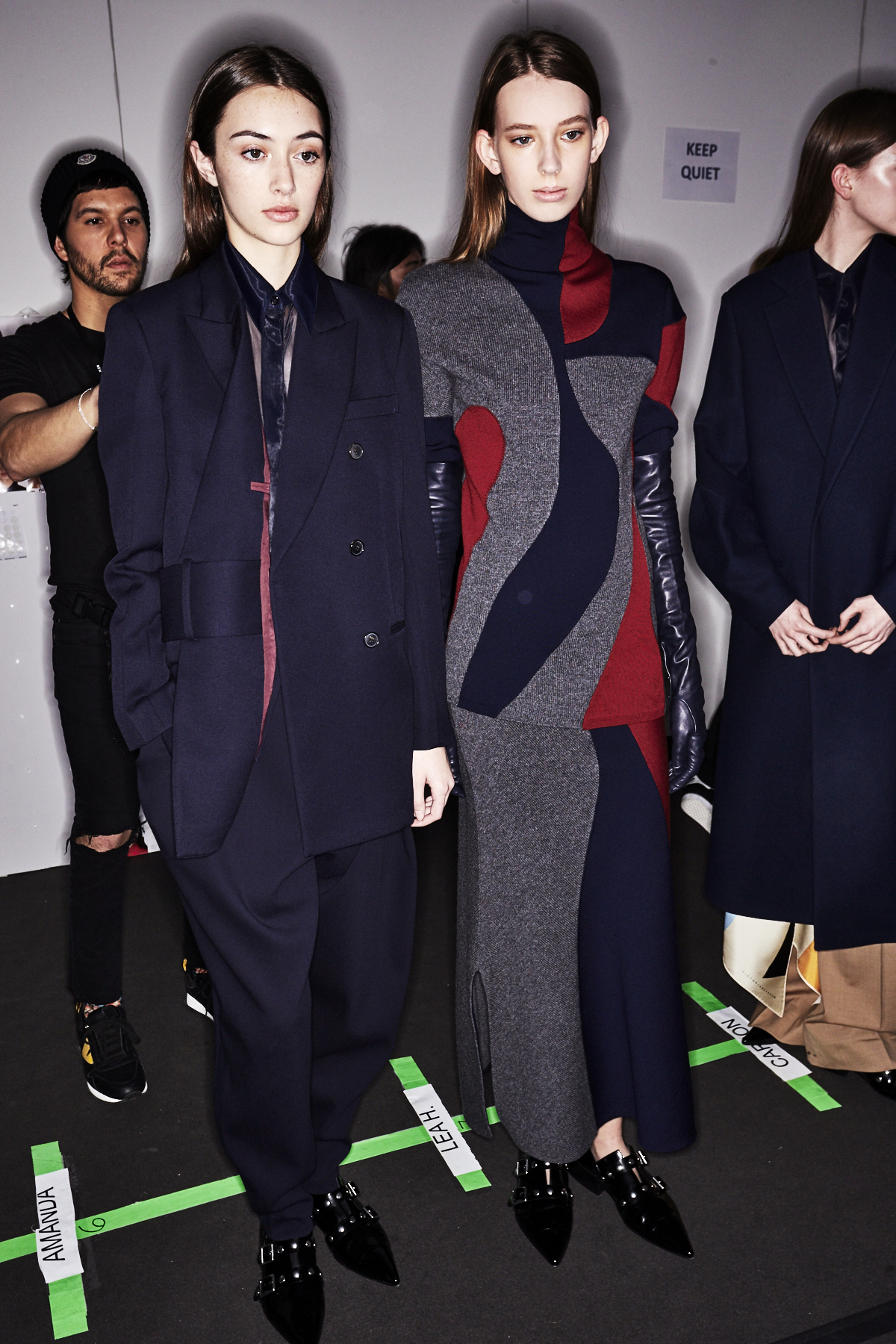 Sonny Vandevelde - Victoria Beckham AW1718 Fashion Show New York Backstage