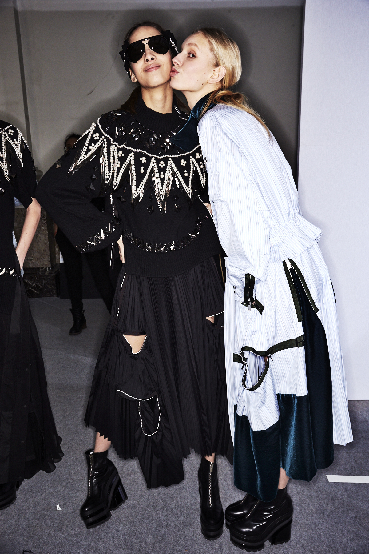 Sonny Vandevelde - Sacai AW1718 Fashion Show Paris Backstage