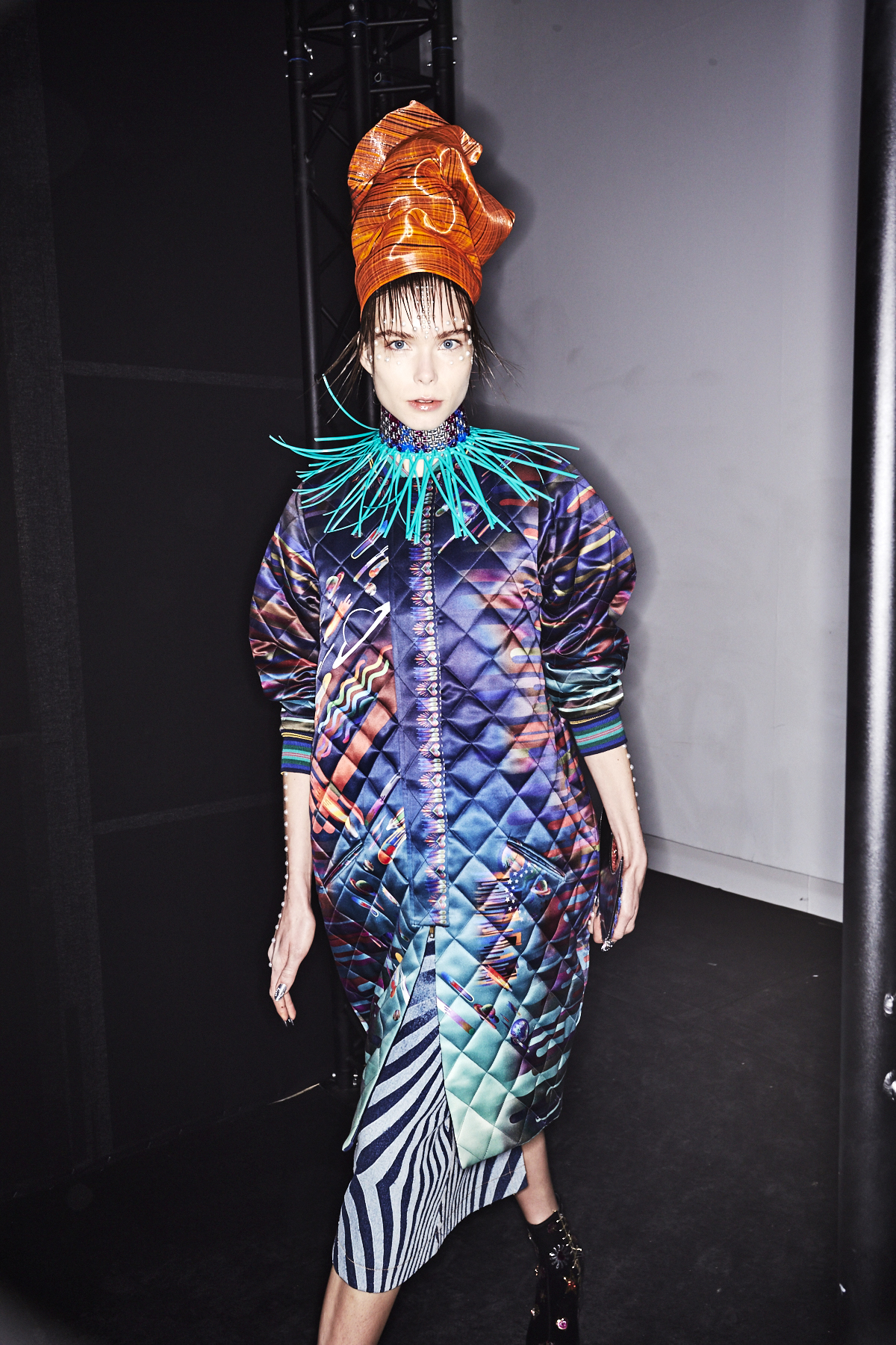 Sonny Vandevelde - Manish Arora AW1718 Fashion Show Paris Backstage