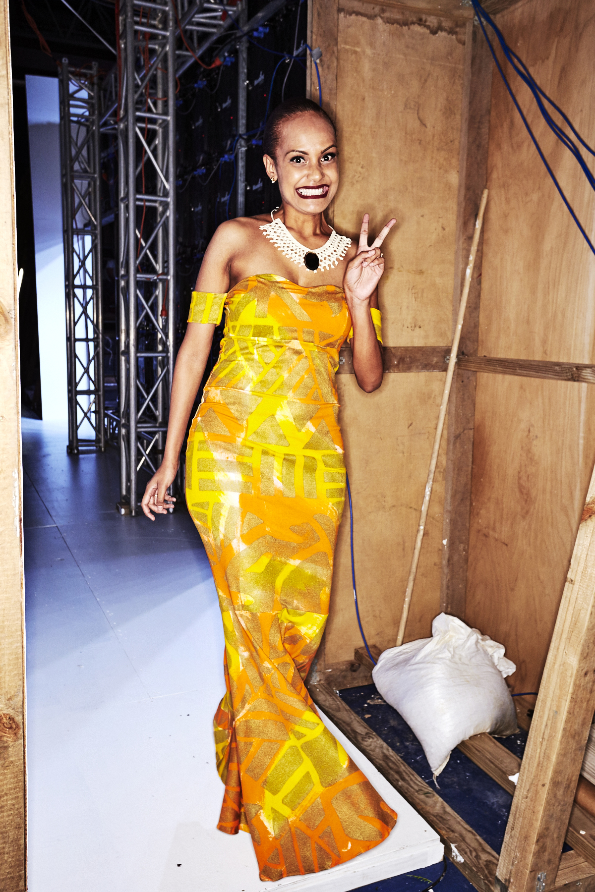 Sonny Vandevelde - Tauariki Wear SS1718 Fiji Fashion Show Suva Backstage