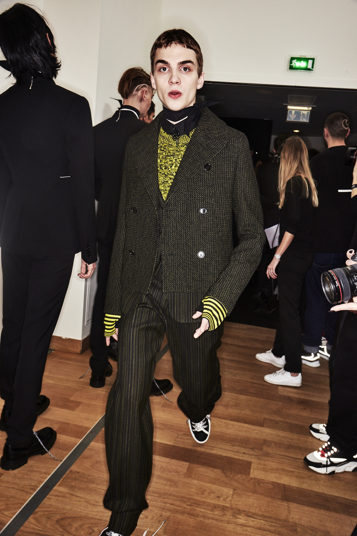 Sonny Vandevelde - Dior Homme AW1819 Fashion Paris Backstage