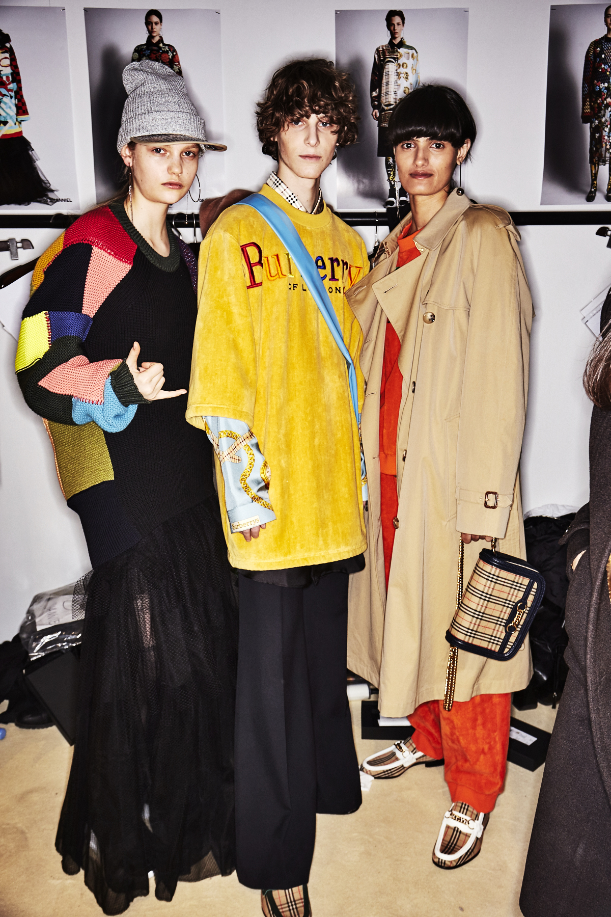Sonny Vandevelde - Burberry SS18 Fashion Show London Backstage