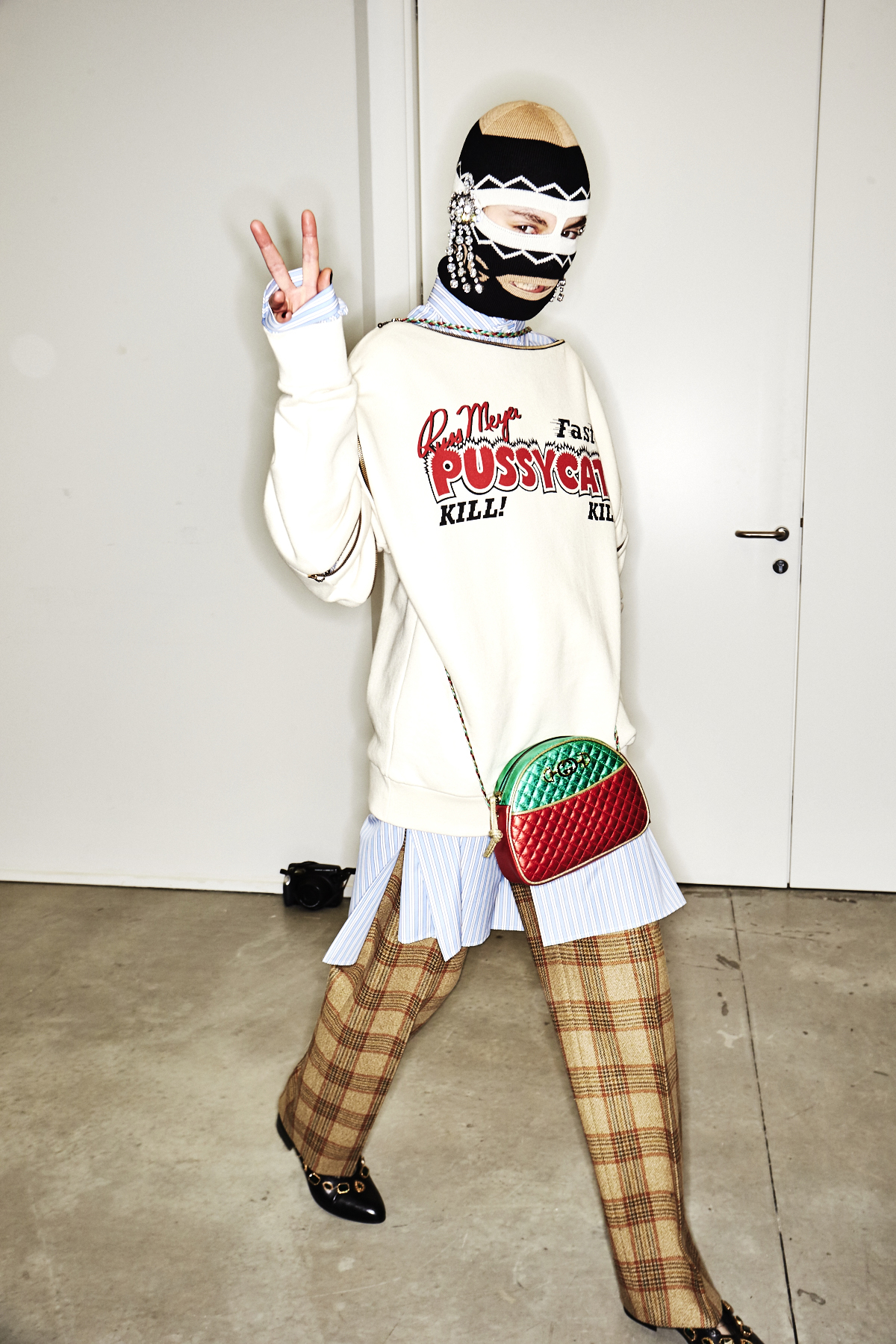 Sonny Vandevelde - Gucci AW18 Fashion Show Milan Backstage