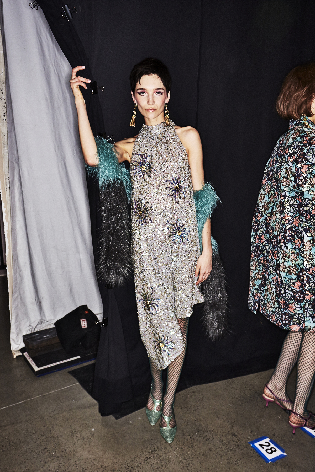 Sonny Vandevelde - Anna Sui AW18 Fashion Show New York Backstage