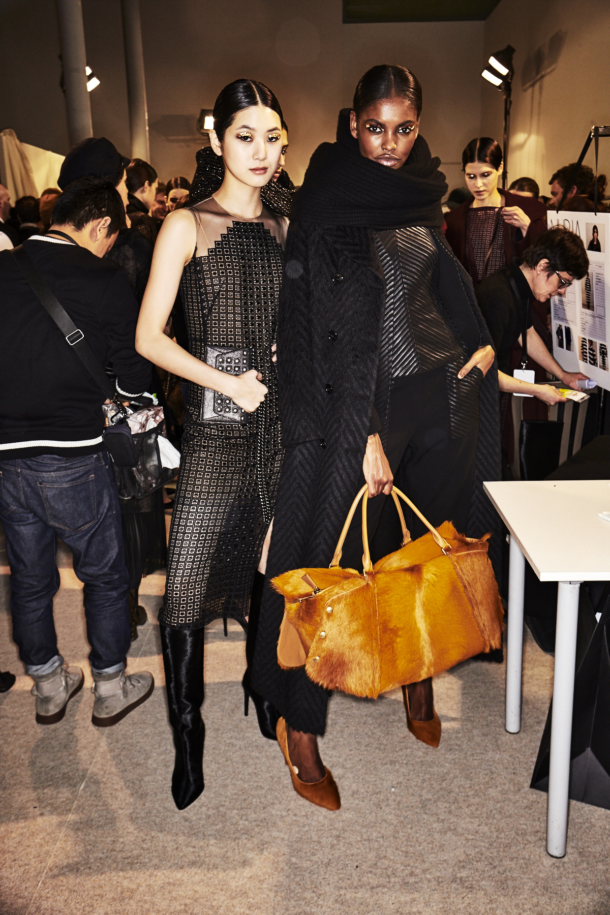Sonny Vandevelde - Akris AW18 Fashion Show Paris Backstage