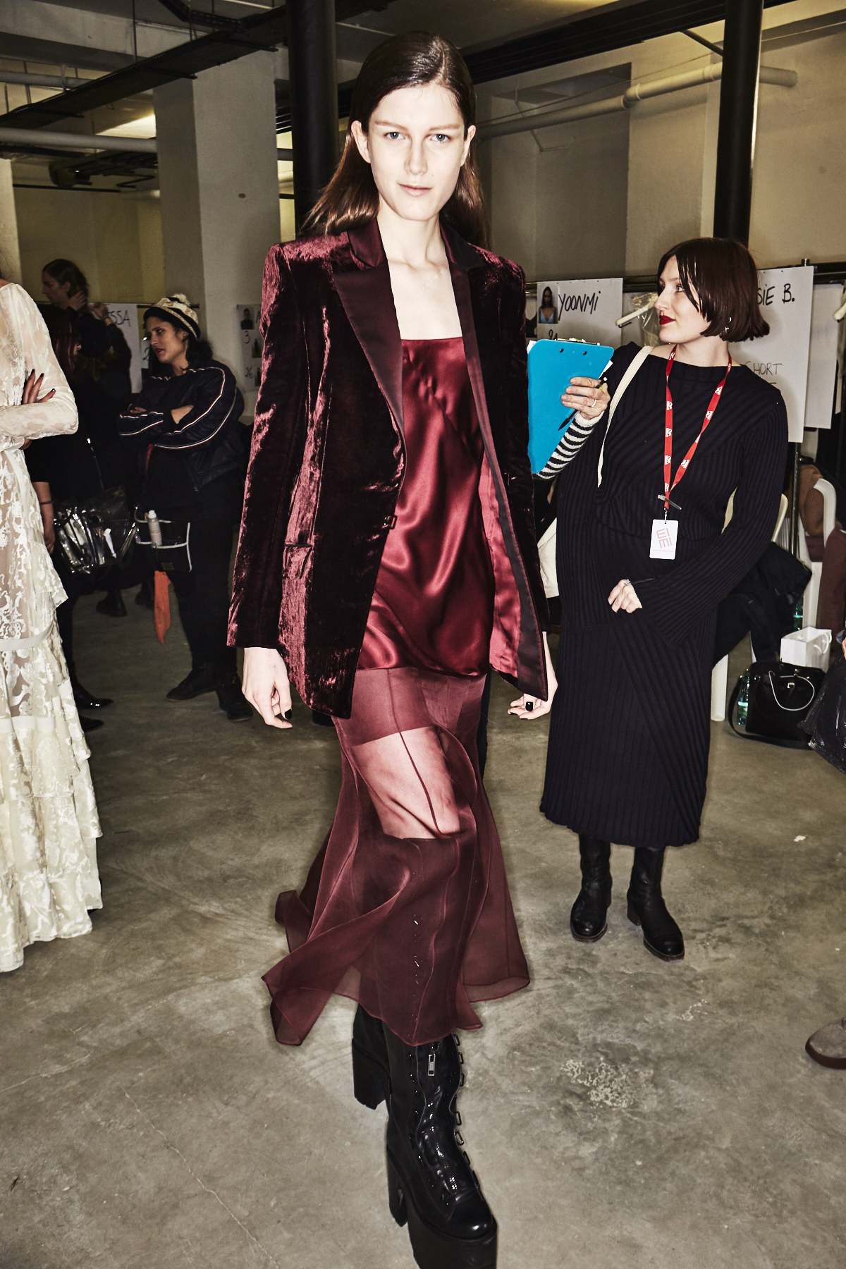 Sonny Vandevelde - Olivier Theyskens AW18 Fashion Show Paris Backstage