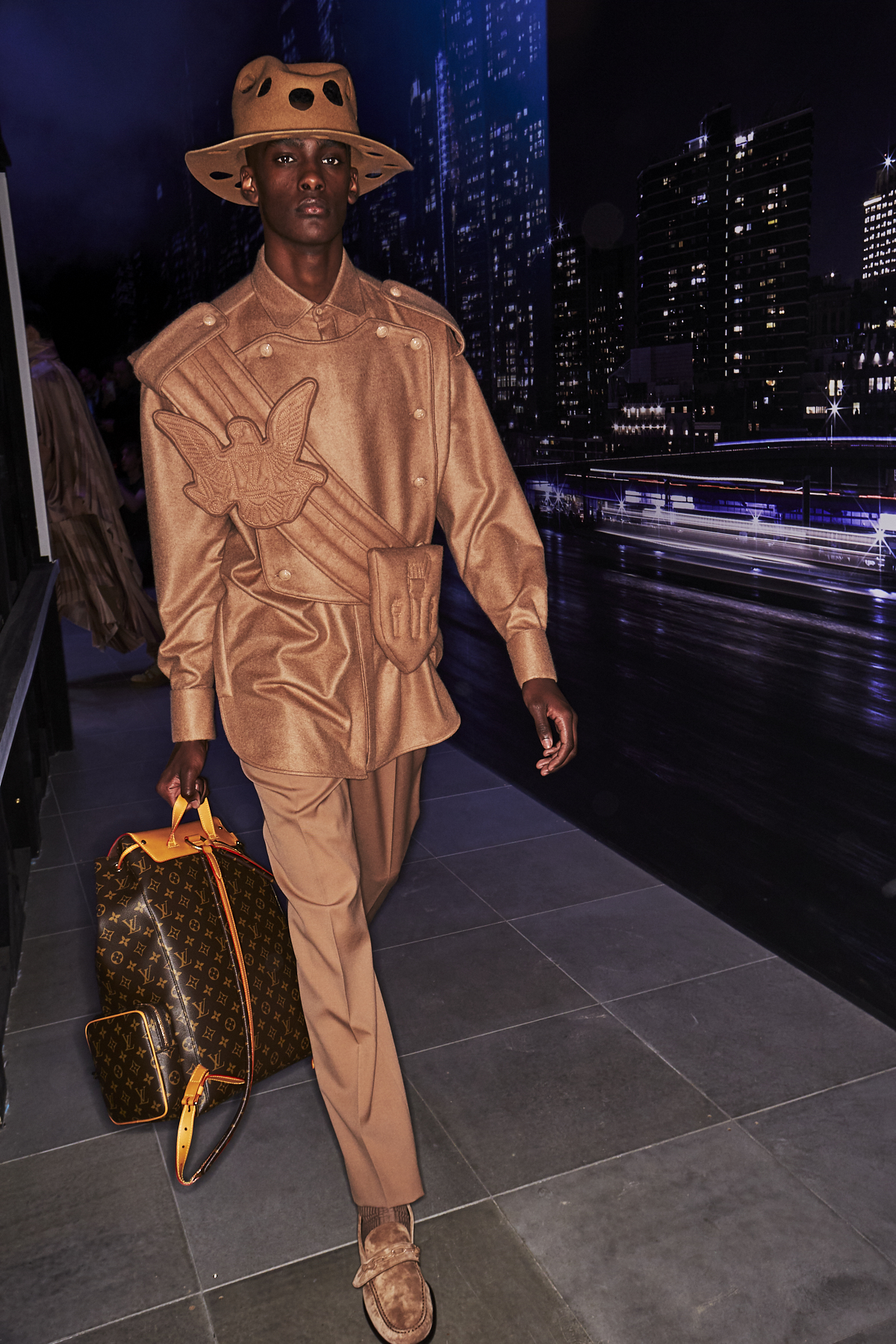 Sonny Vandevelde - Louis Vuitton AW19 Men Fashion Show Paris Backstage