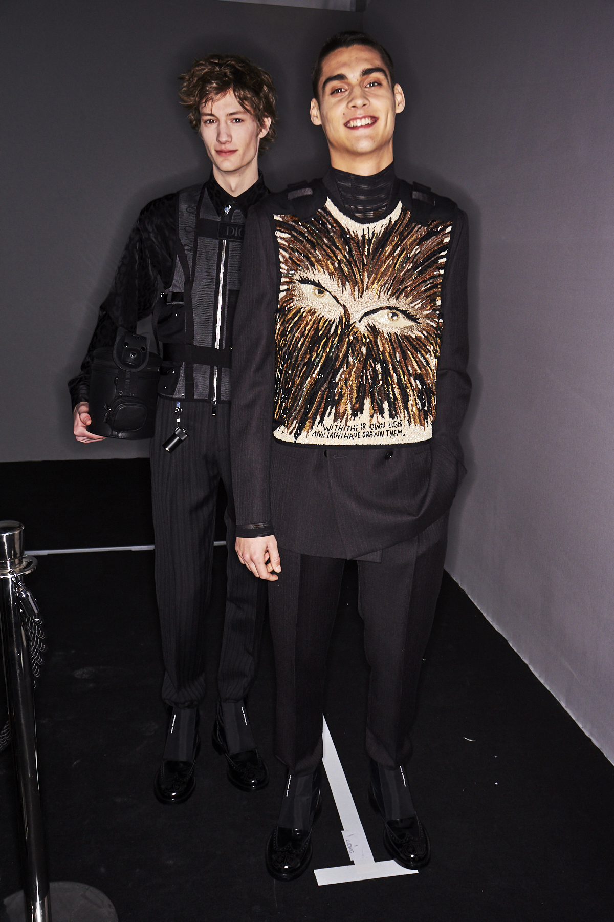 Sonny Vandevelde - Dior Homme AW19 Fashion Show Paris Backstage