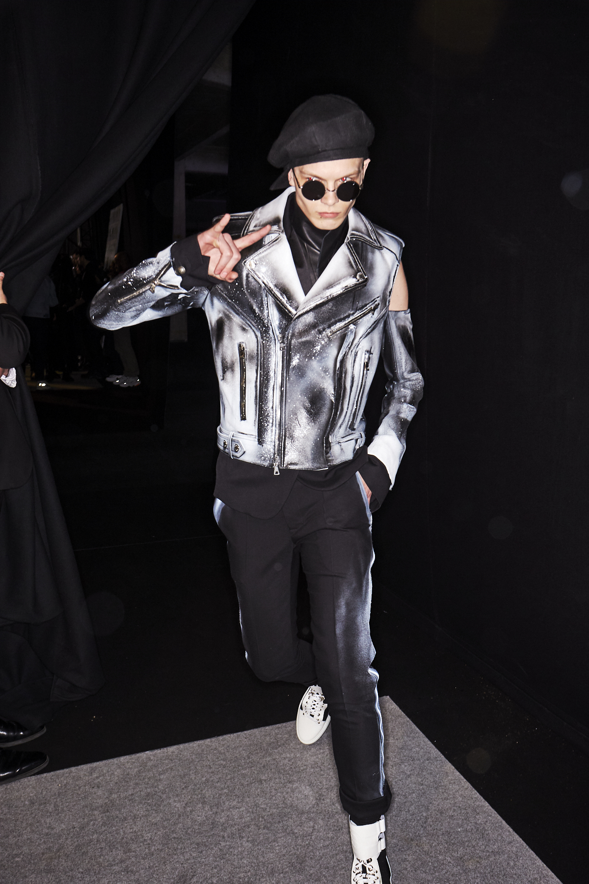 Sonny Vandevelde - Balmain Homme AW19 Fashion Show Paris Backstage