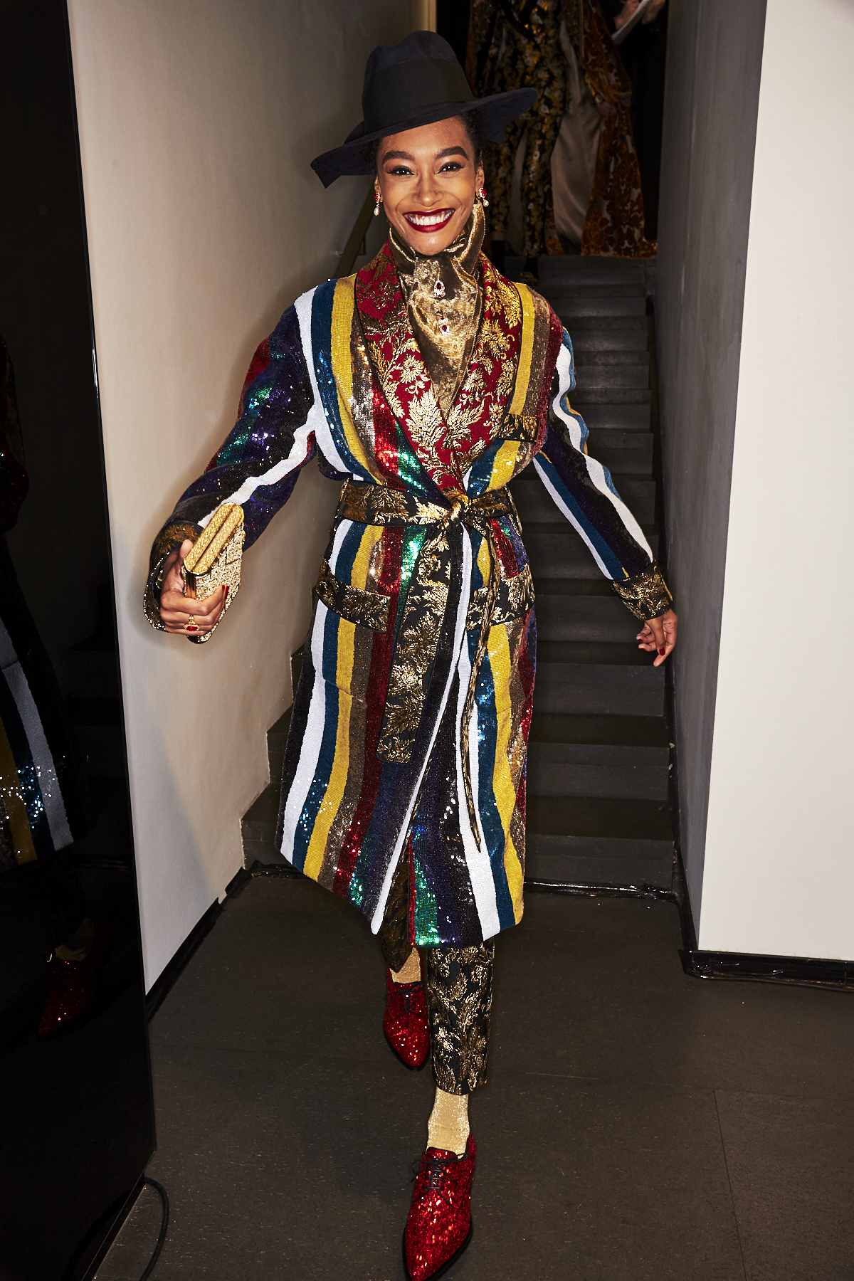Sonny Vandevelde - Dolce & Gabbana AW1920 Fashion Show Milan Backstage