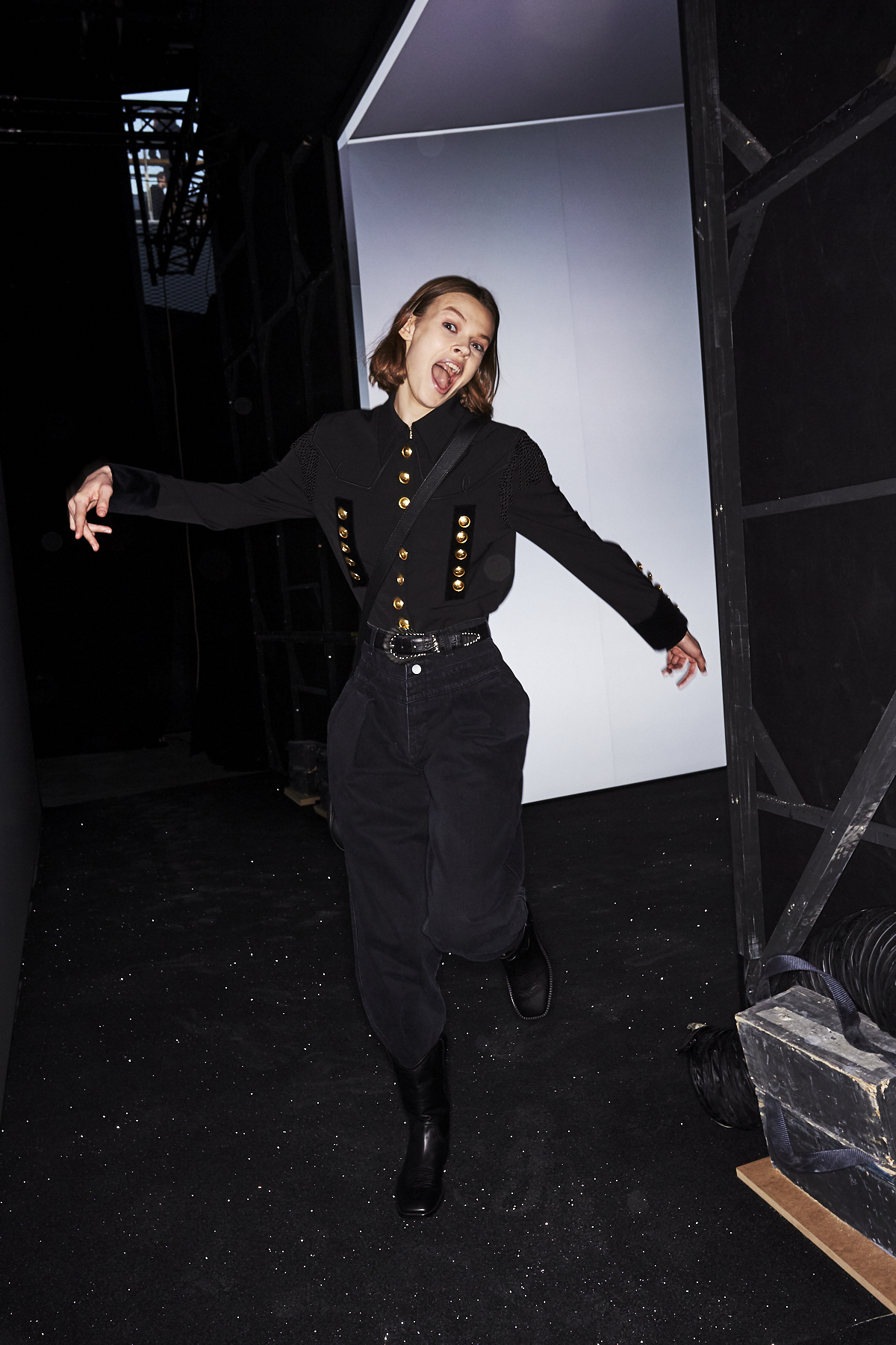Sonny Vandevelde - Alberta Ferretti AW1920 Fashion Show Milan Backstage