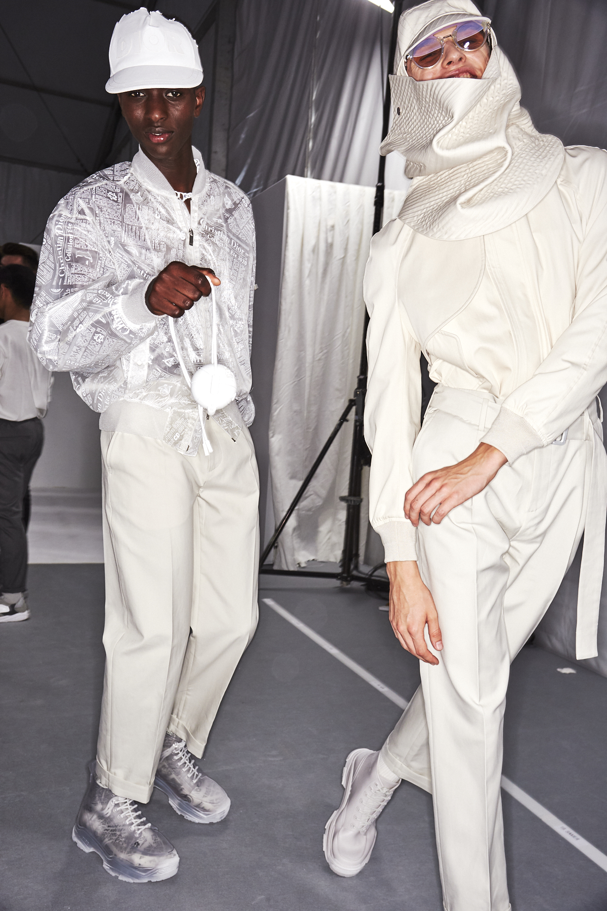 Sonny Vandevelde - Dior by Kim Jones SS20 Men Fashion Show Paris Backstage