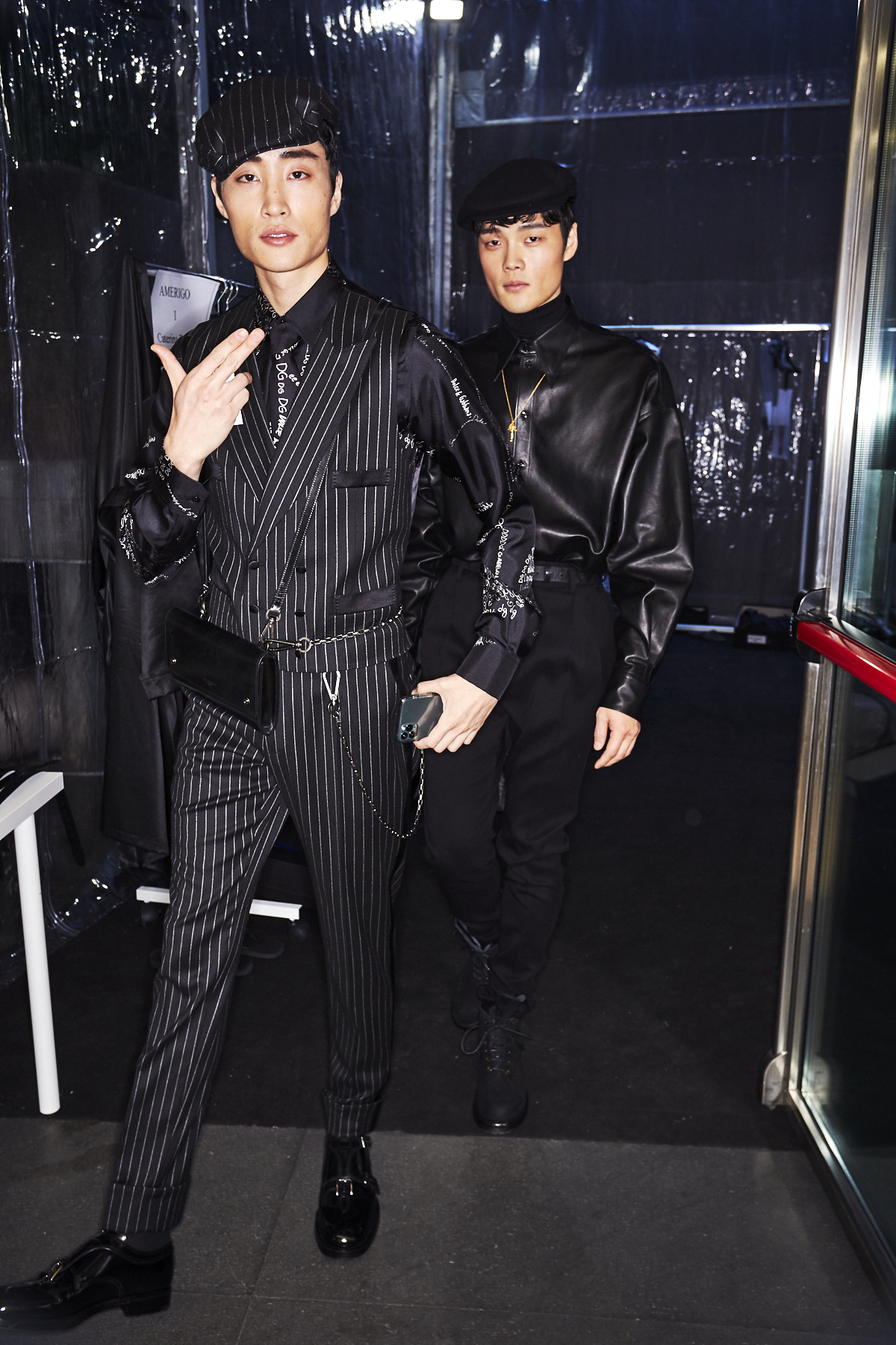 Sonny Vandevelde - Dolce & Gabbana AW2021 Men Fashion Show Milan Backstage