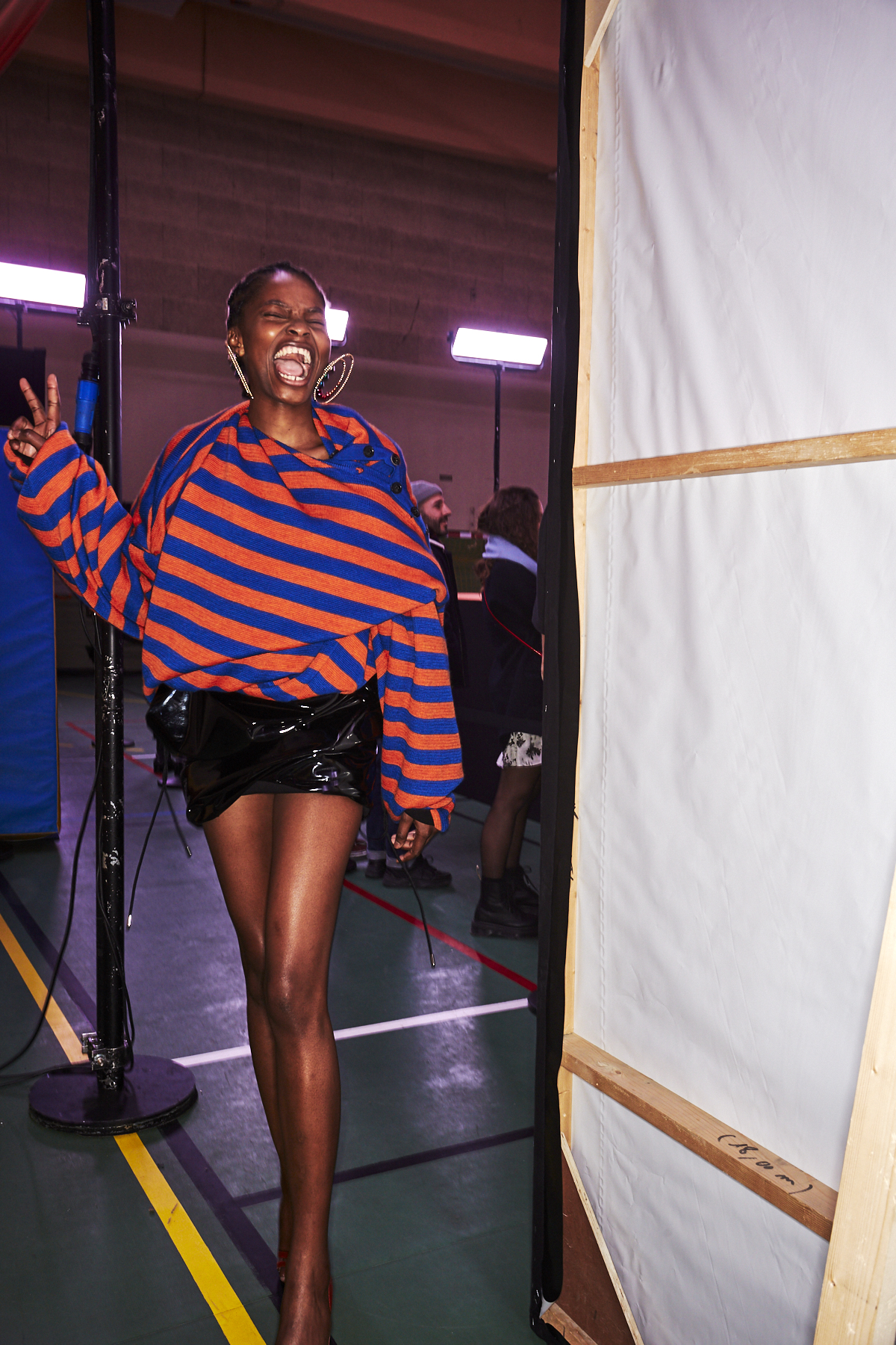Y Project By Glenn Mertens AW2021 Men Fashion Show Paris Backstage